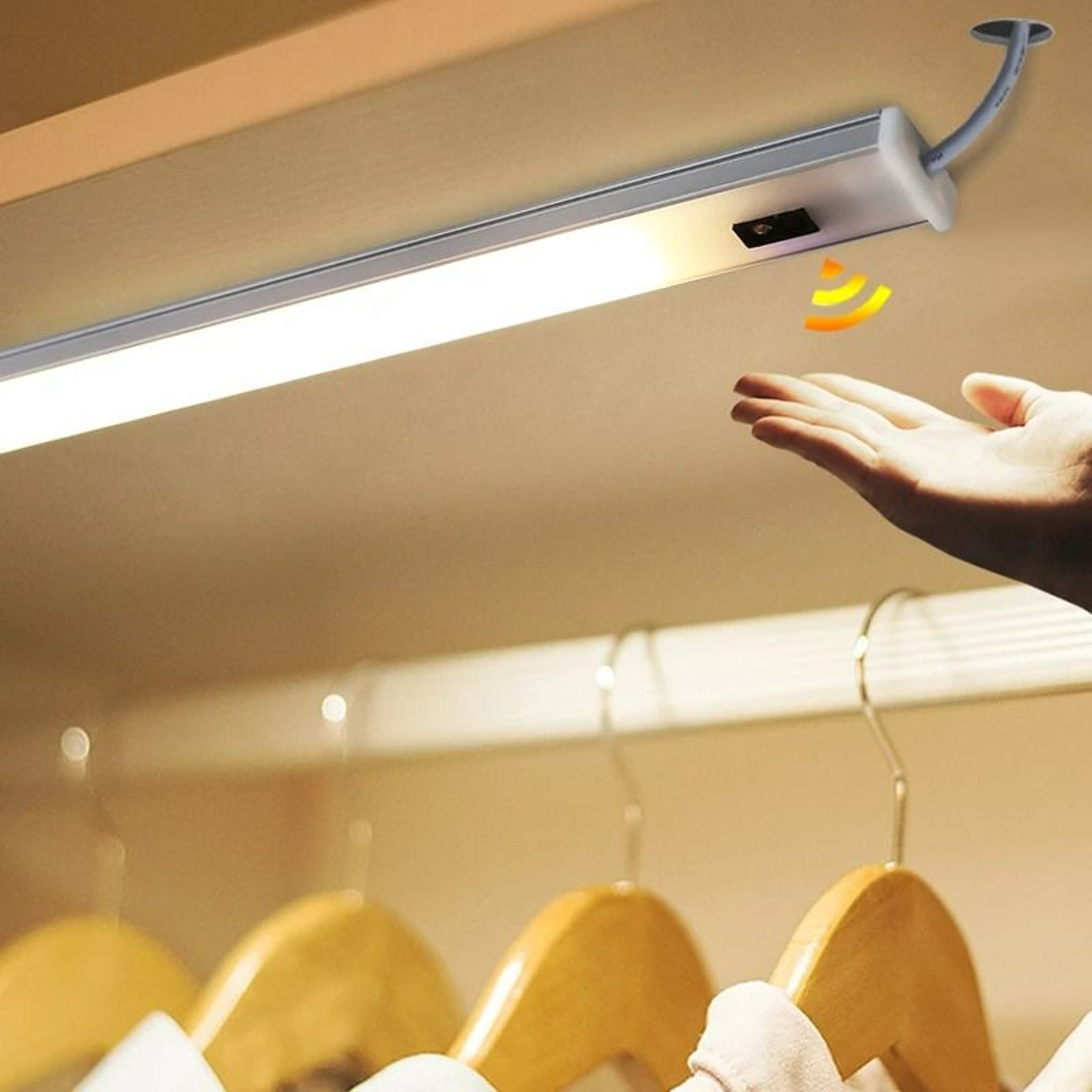 5V USB Motion Sensor LED Cabinet Light Bar 2