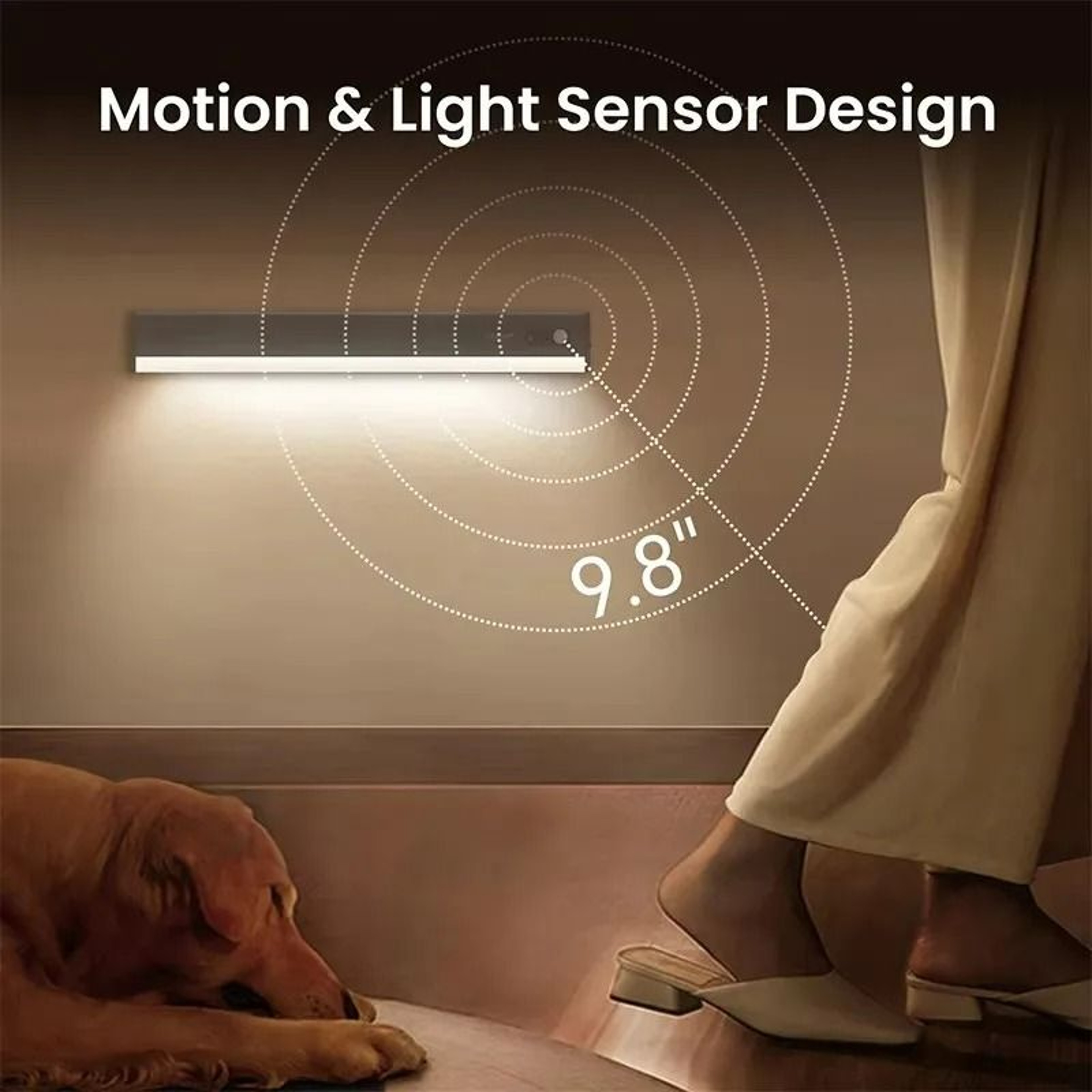 UltraThin Smart Motion Sensor LED Cabinet Light Bar 1