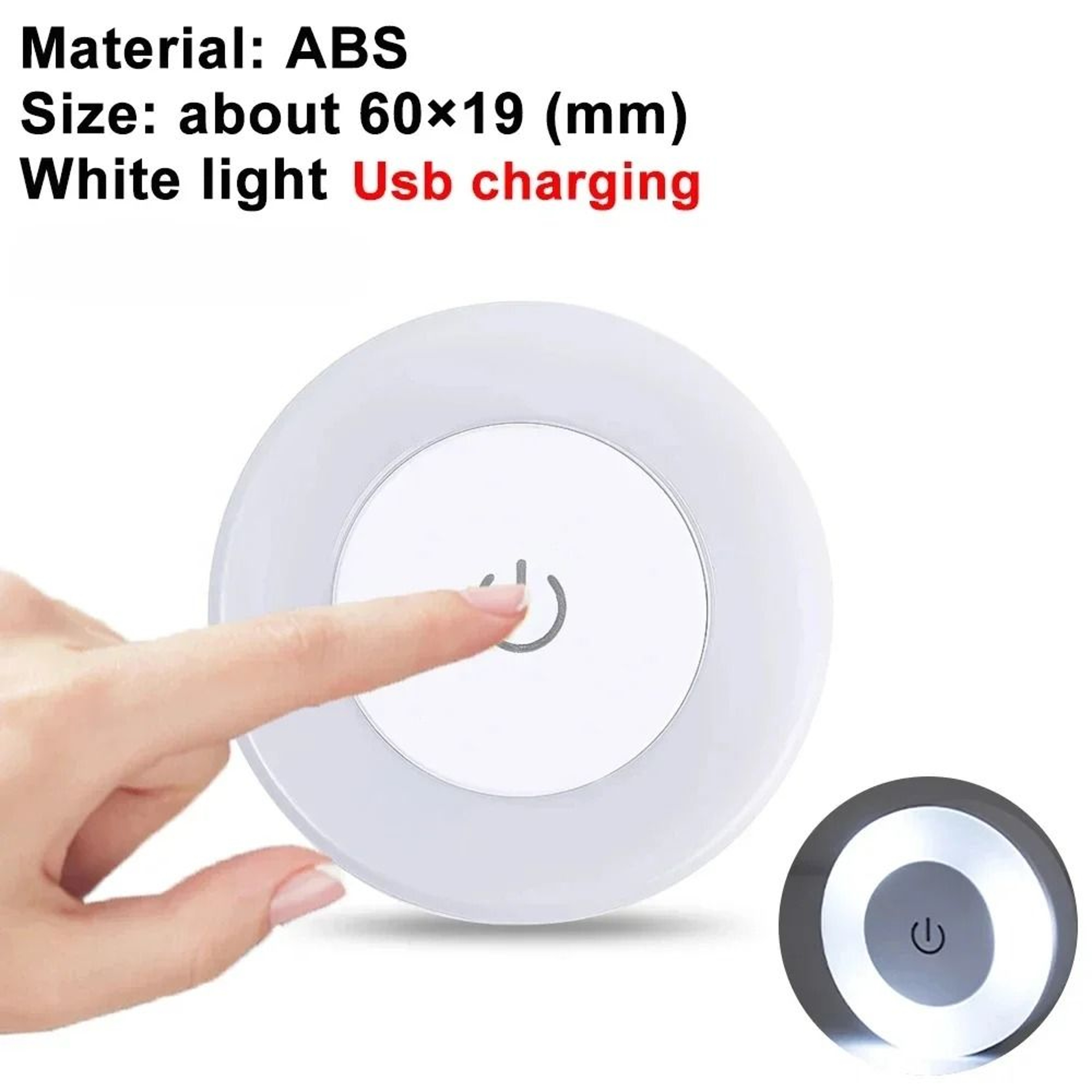 Portable Rechargeable Ambient LED Table Lamp  Night Light 8