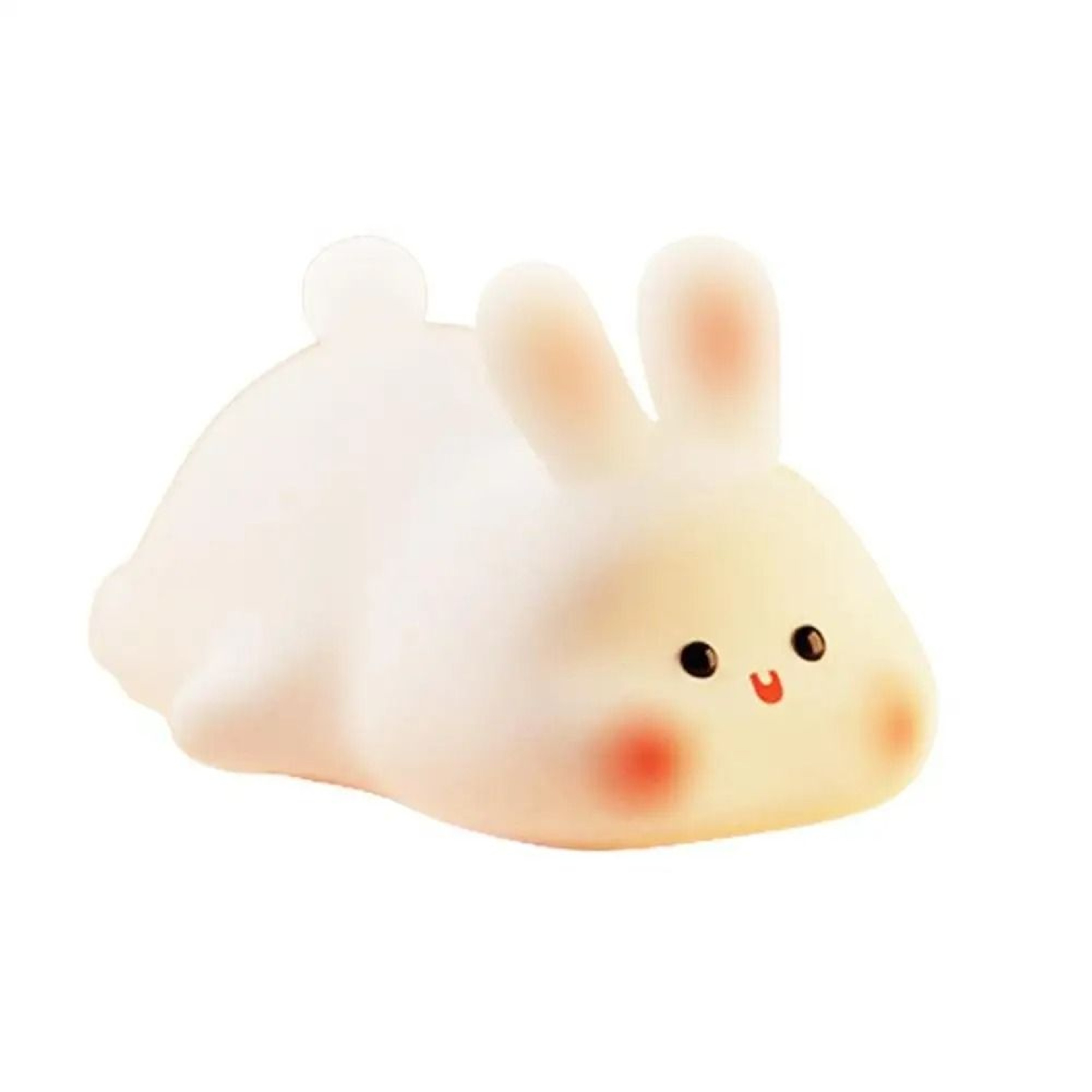 Cute Big Face Rabbit Soft Silicone LED Night Light 6