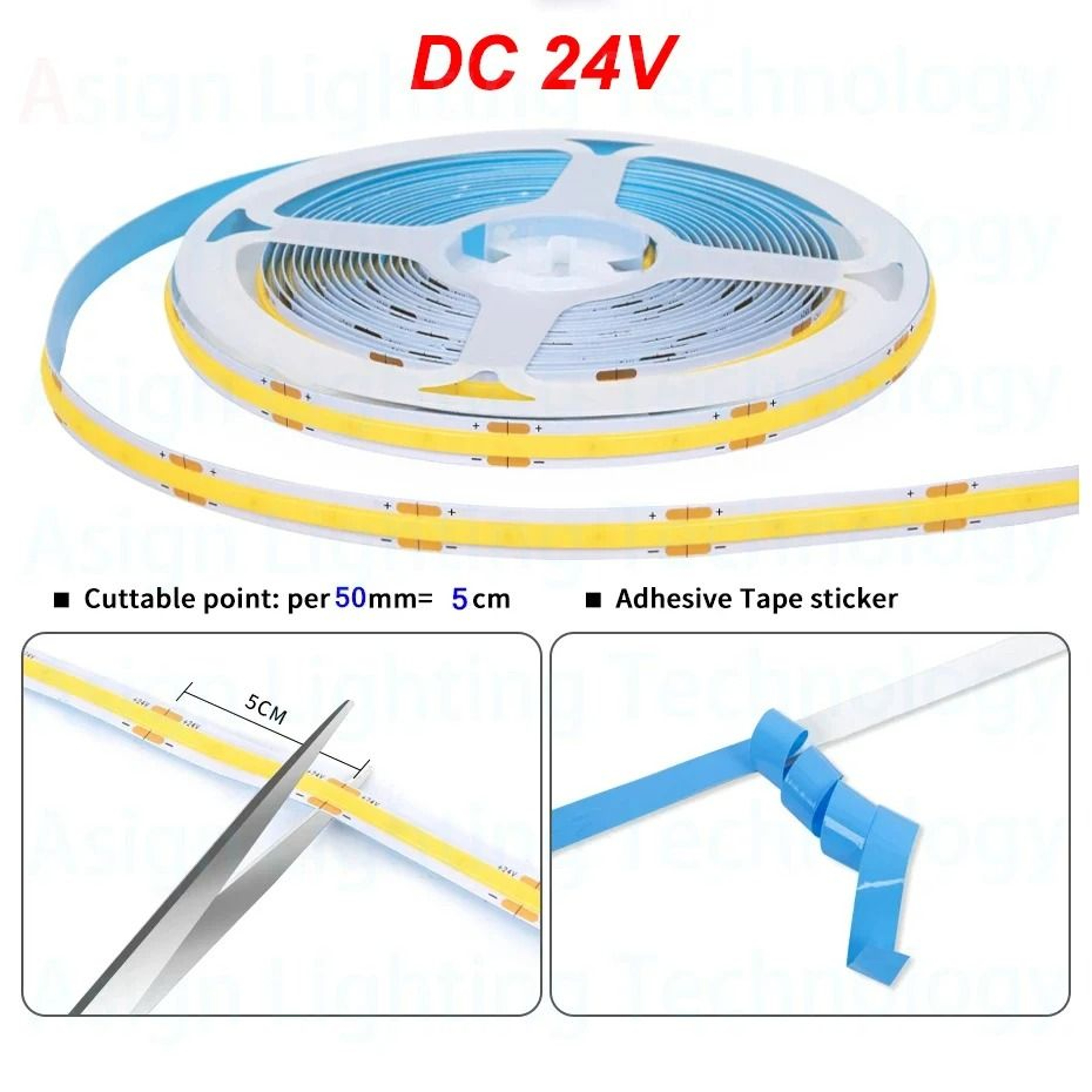 HighDensity COB LED Strip Light With Dupont Interface 4