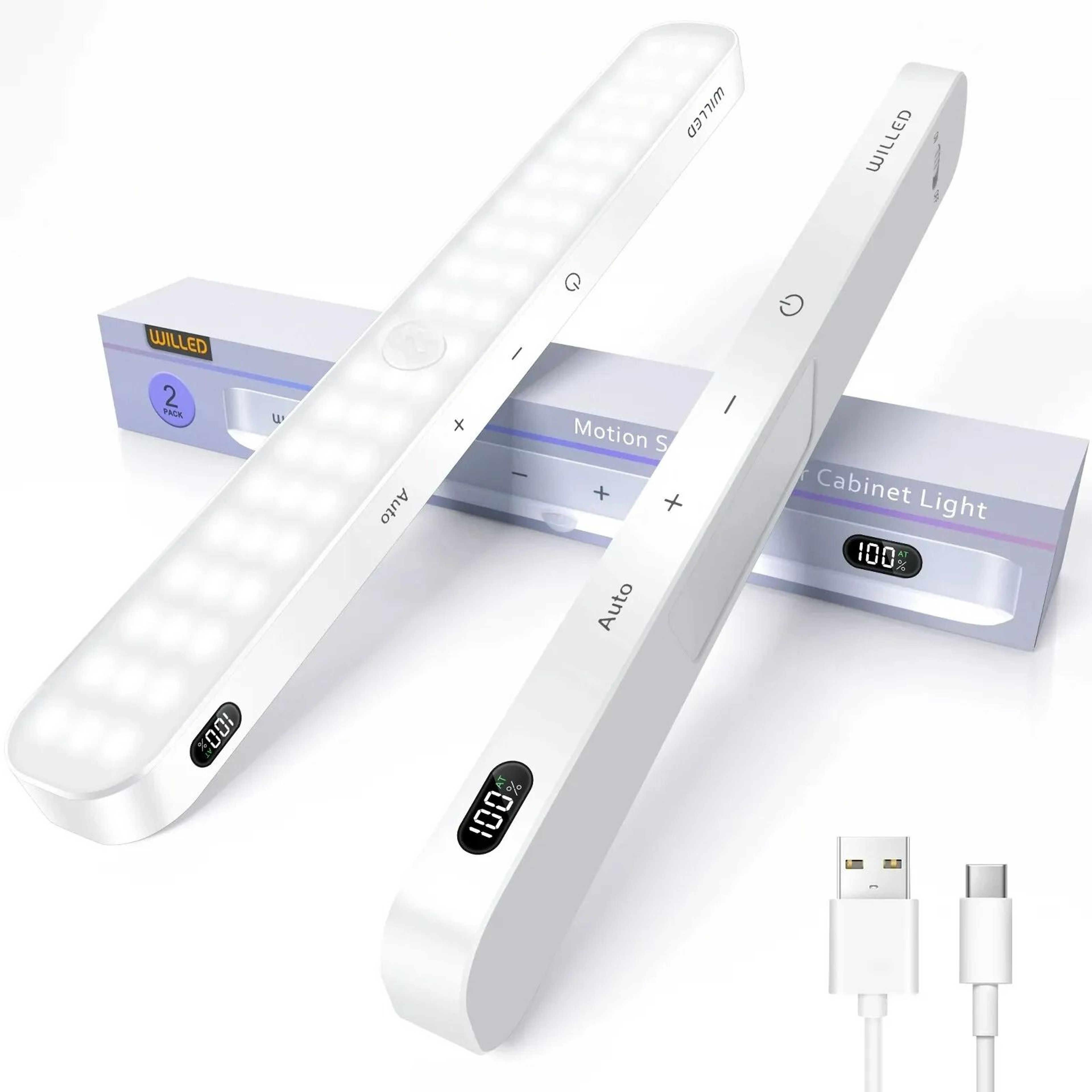 Motion Sensor Cabinet Light With Battery Display 1