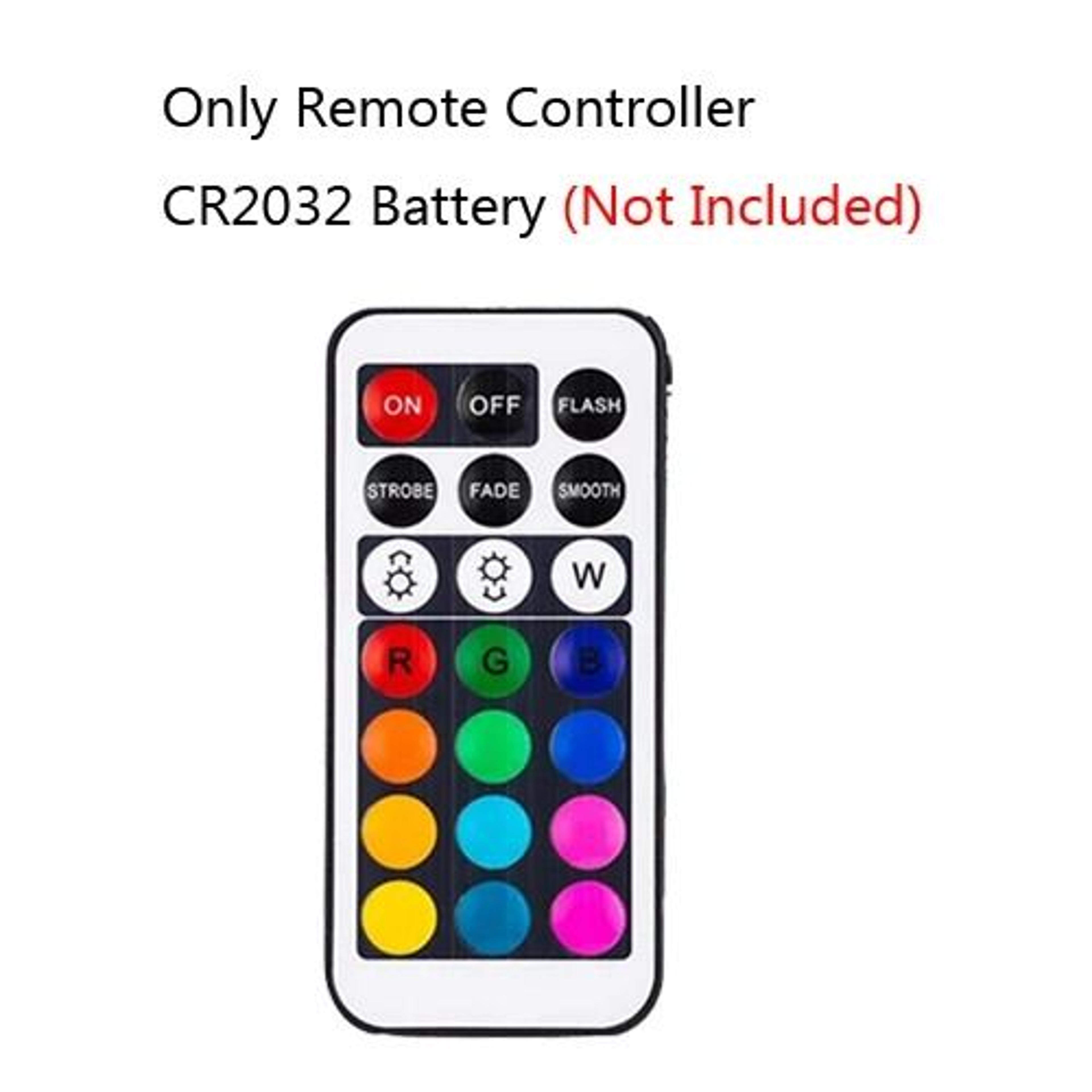 BatteryPowered RGB LED Puck Lights With Remote Control 10 Pack 8