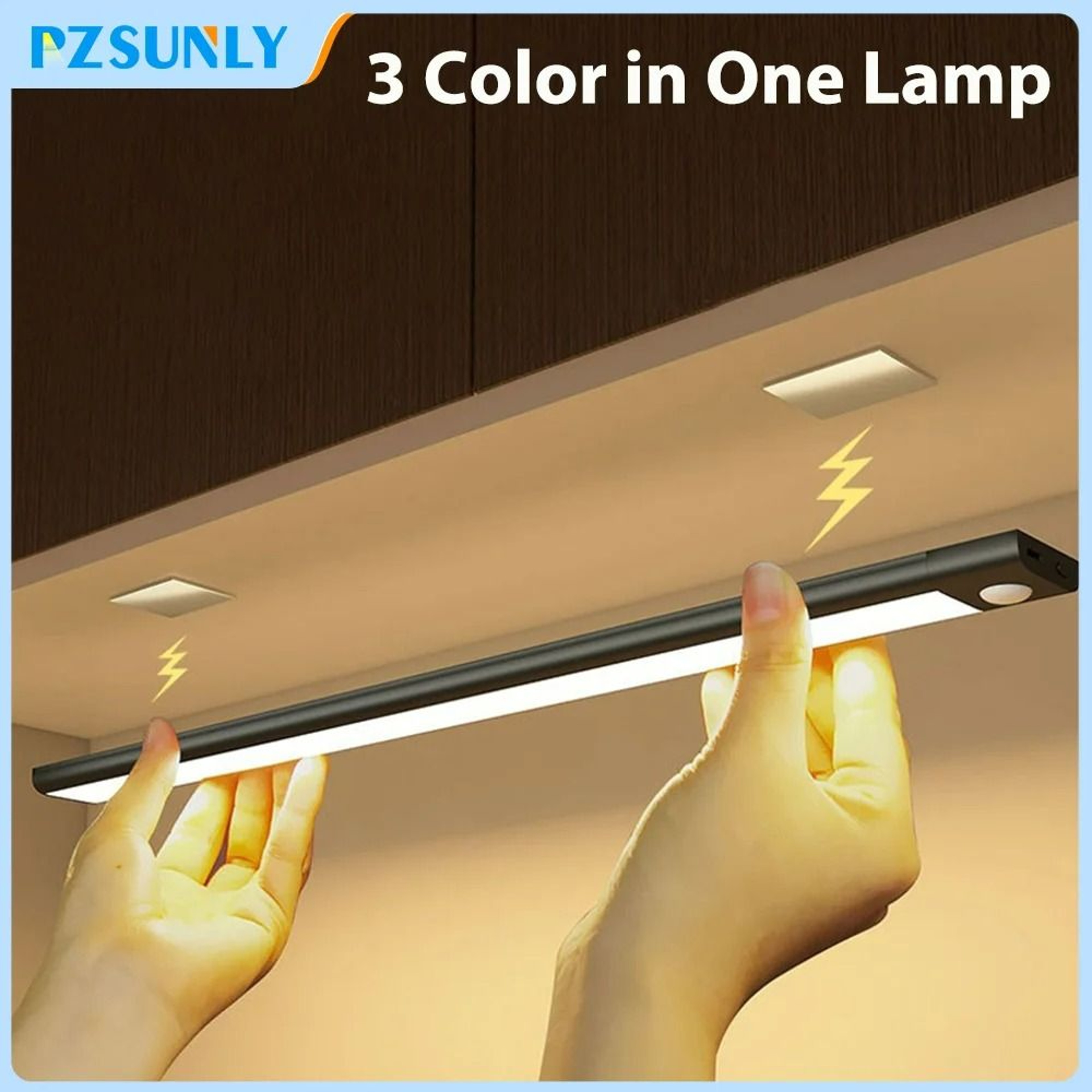 Elite Rechargeable Motion Sensor LED UnderCabinet Light Bar 1