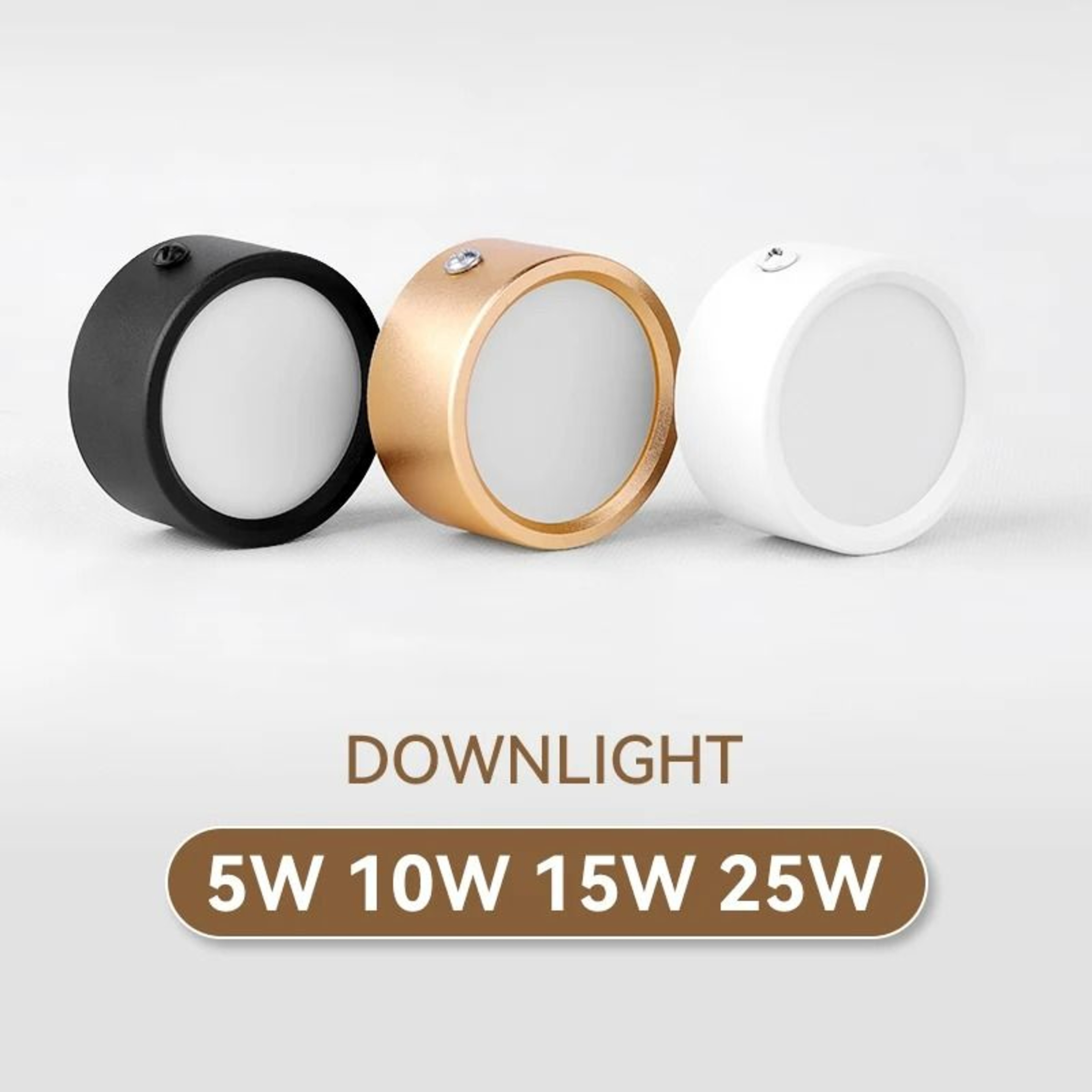 SurfaceMounted Circular LED Ceiling Spot Downlight Fixture 2