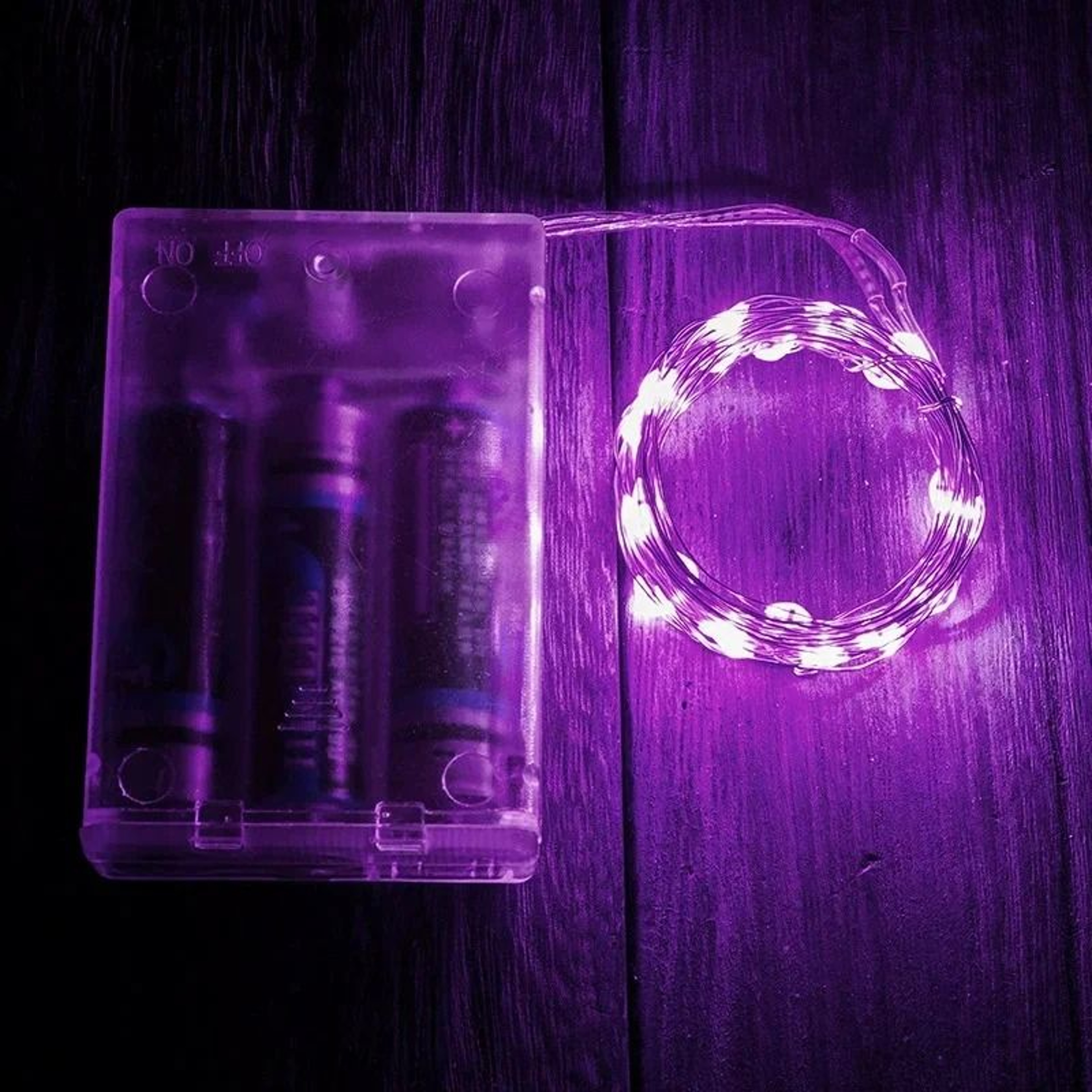BatteryPowered Silver Wire Fairy LED Light String Garland 12