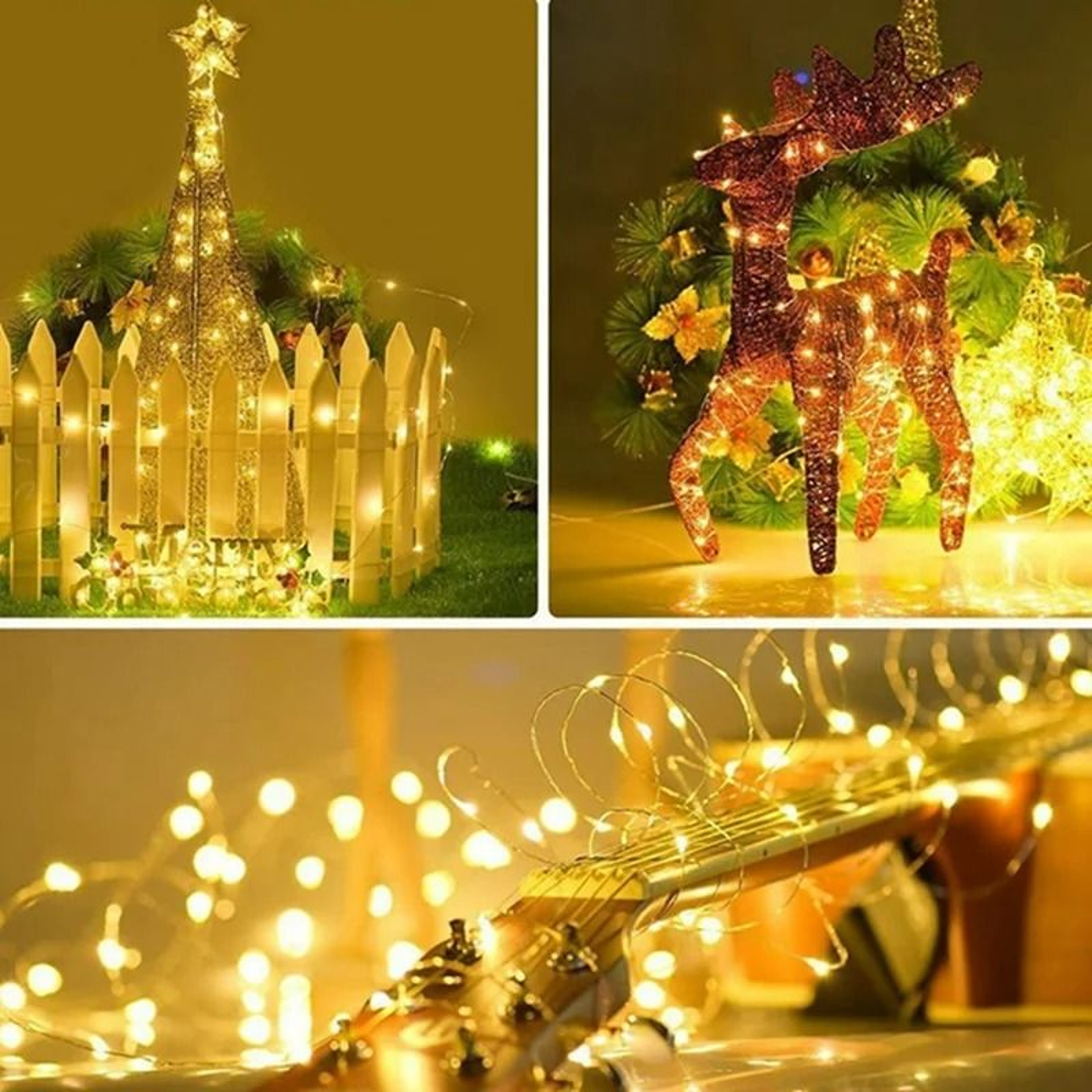 BatteryPowered Copper Wire Fairy LED Light String Garland 1