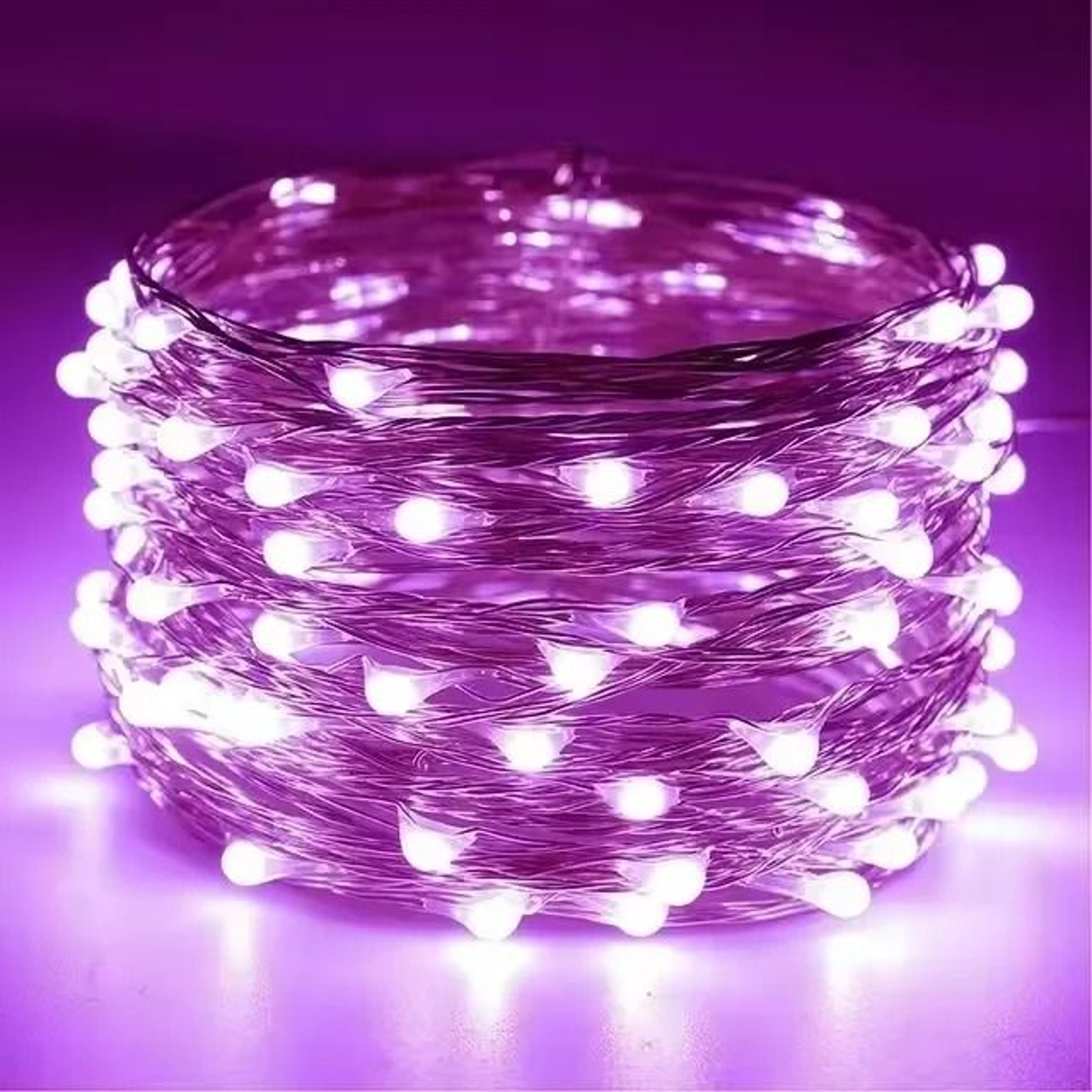 1Pack BatteryPowered Copper Wire Fairy LED Light String Garland 7