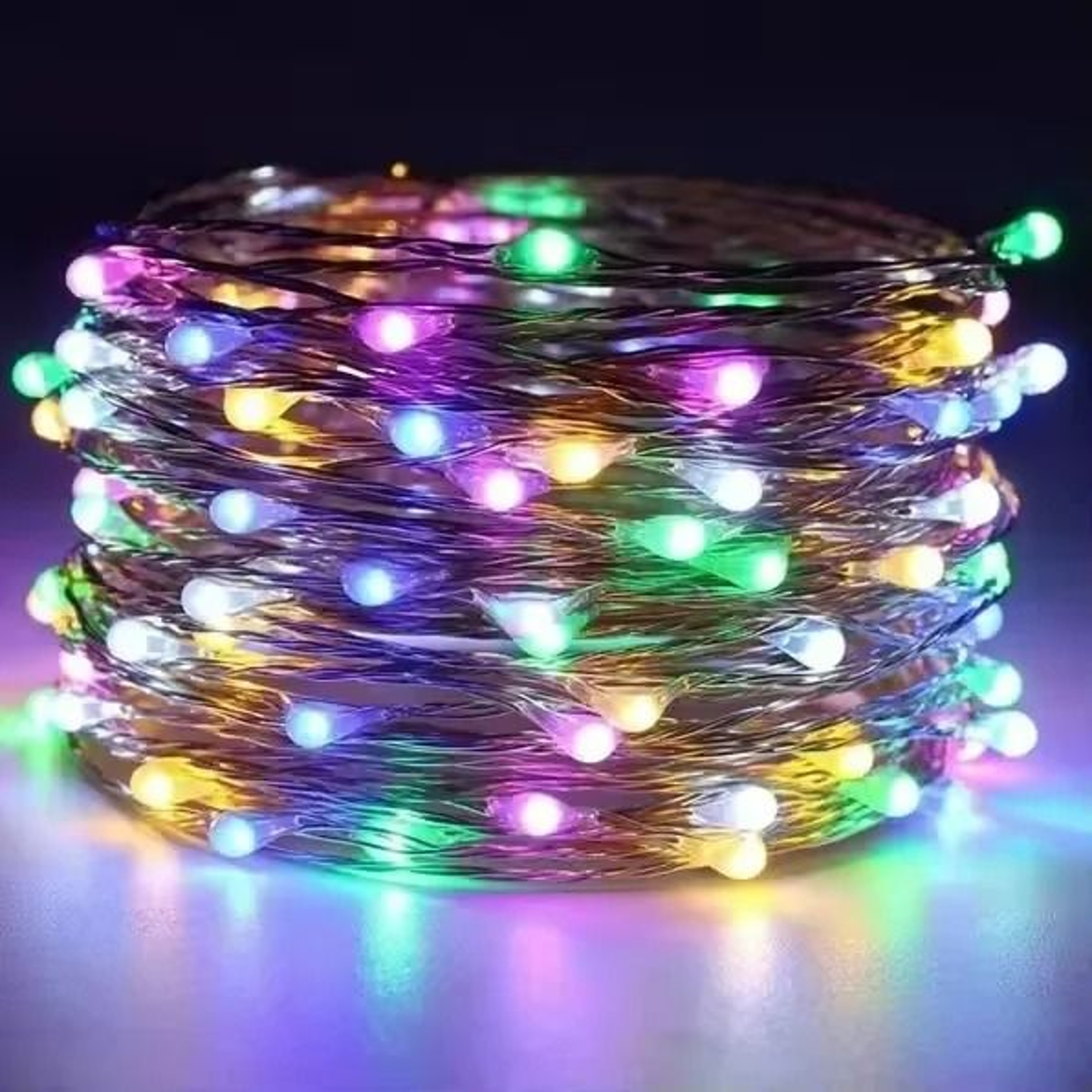 1Pack BatteryPowered Copper Wire Fairy LED Light String Garland 10