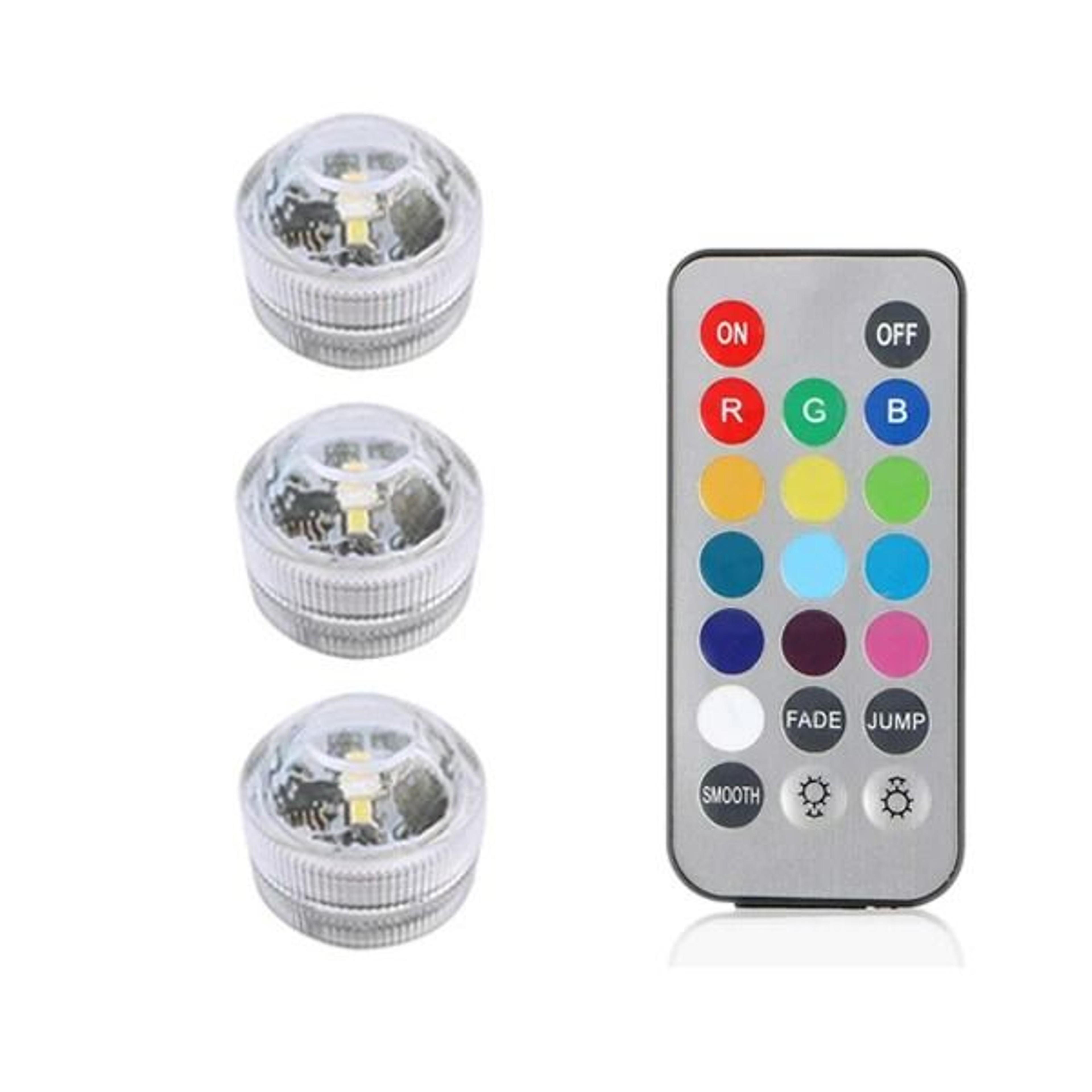Submersible RGB LED Underwater Light Set With Remote Control 7