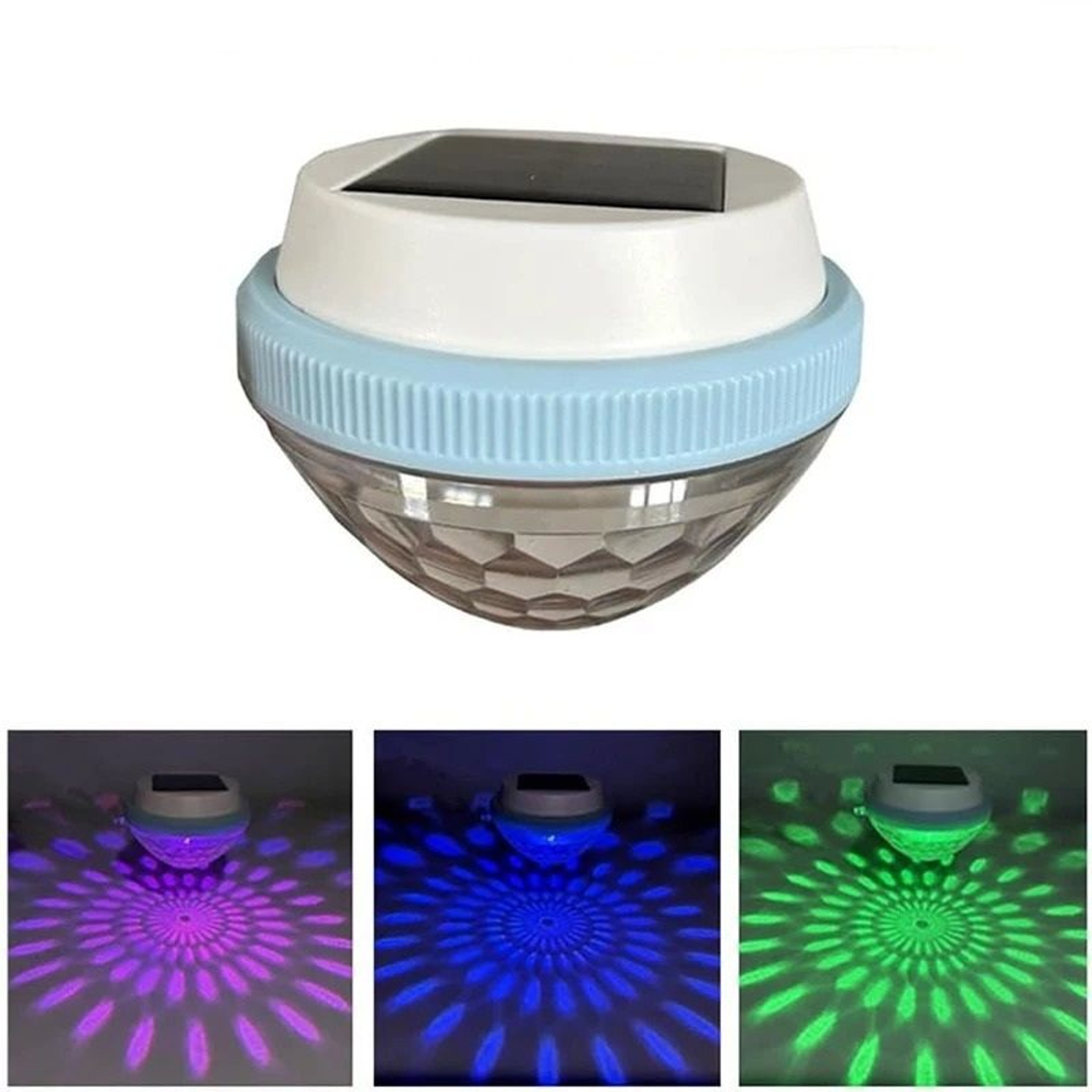 Solar Floating 7Color Changing Waterproof LED Pool Light 0