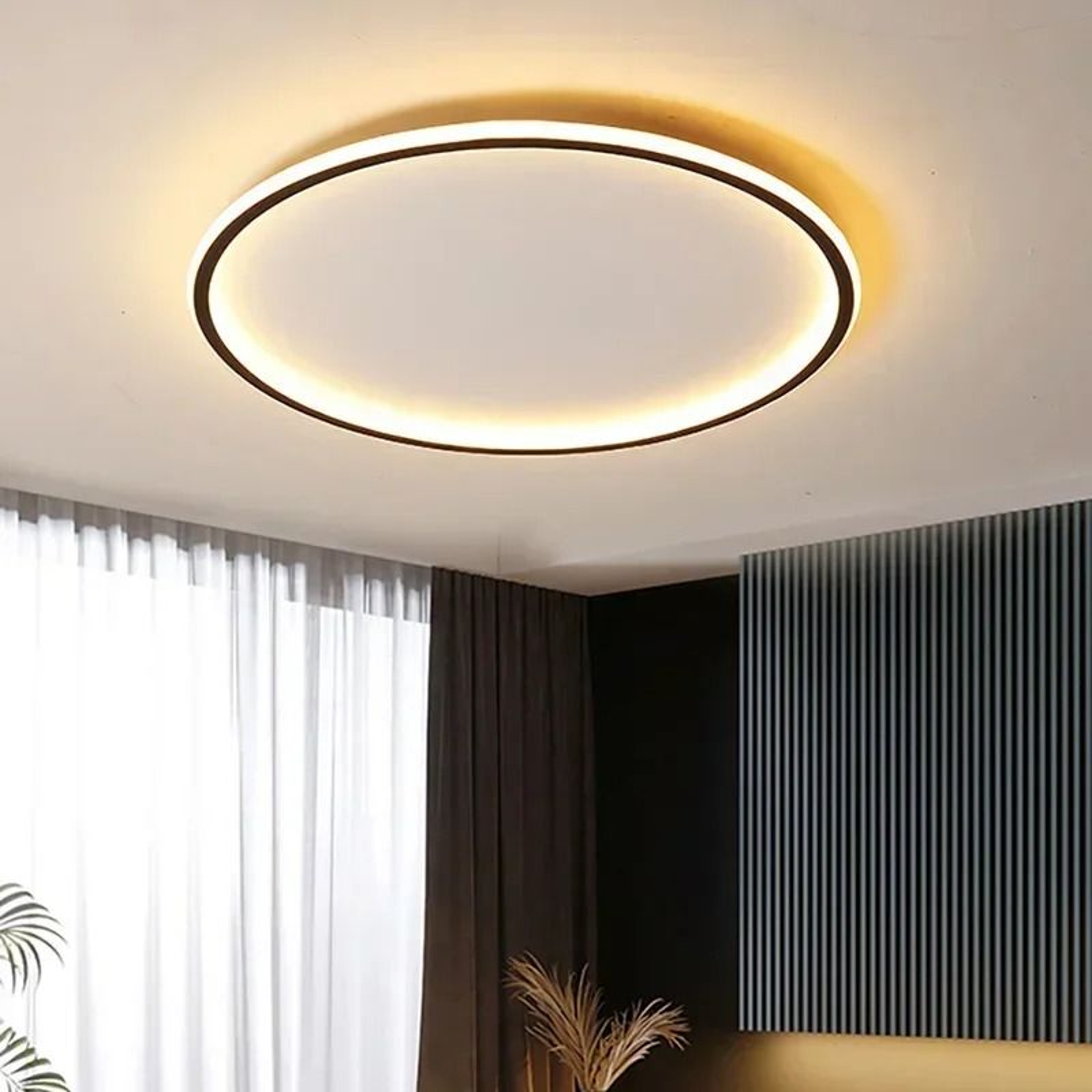 Nordic Minimalist Circular LED Ceiling Light Fixture 3