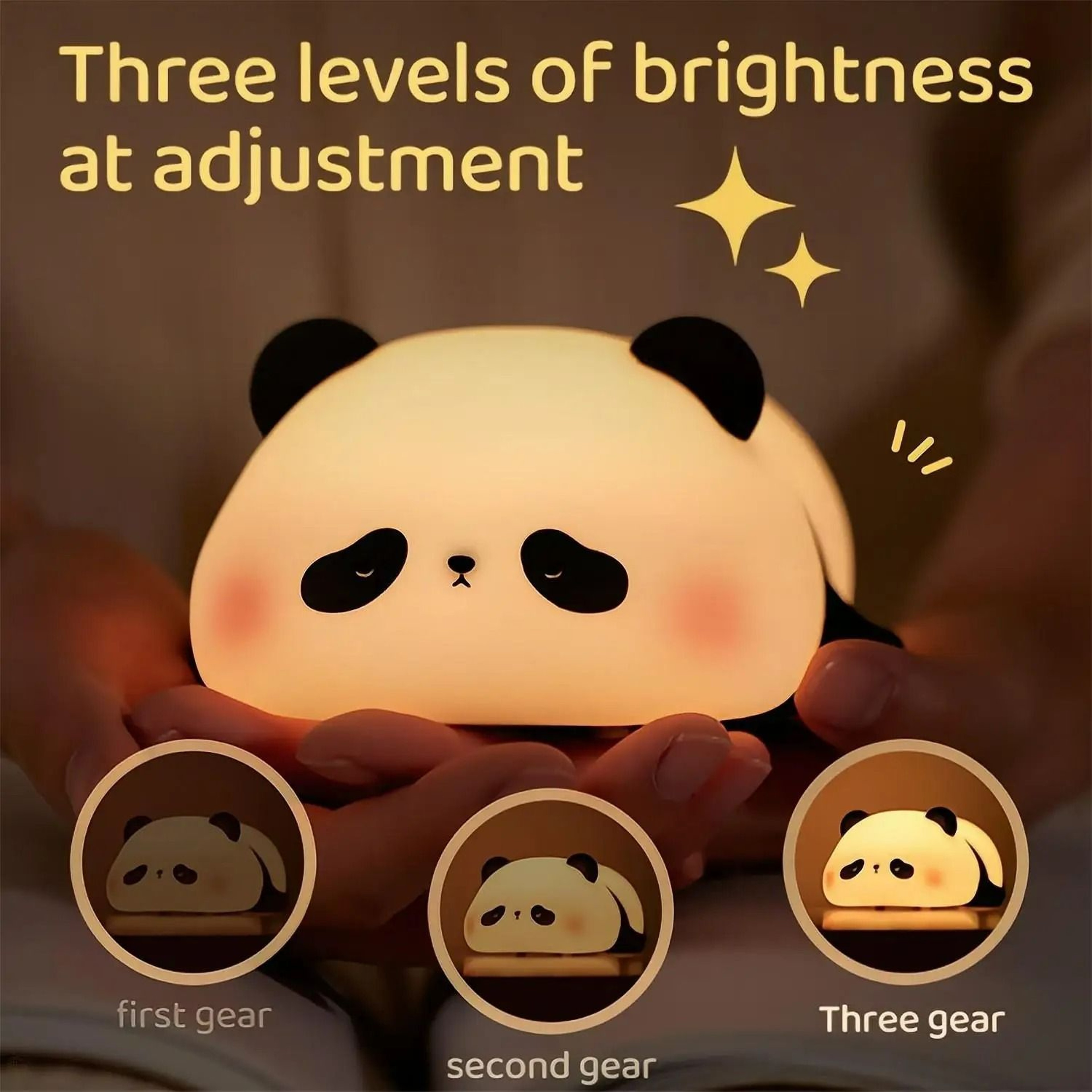 Rechargeable Soft Silicone Animal LED Night Light 3