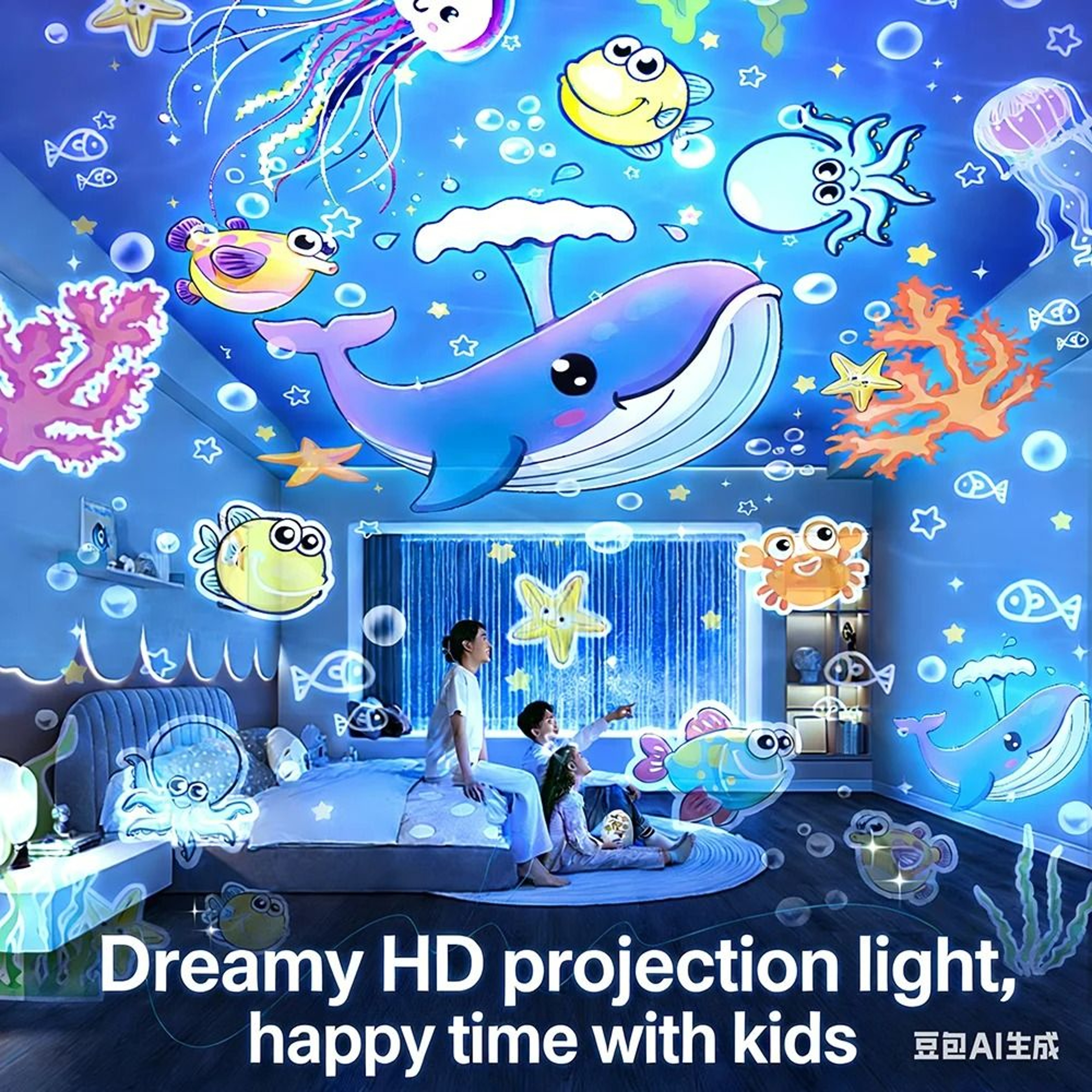 Dinosaur Egg Galaxy Star Projector Night Light 2
