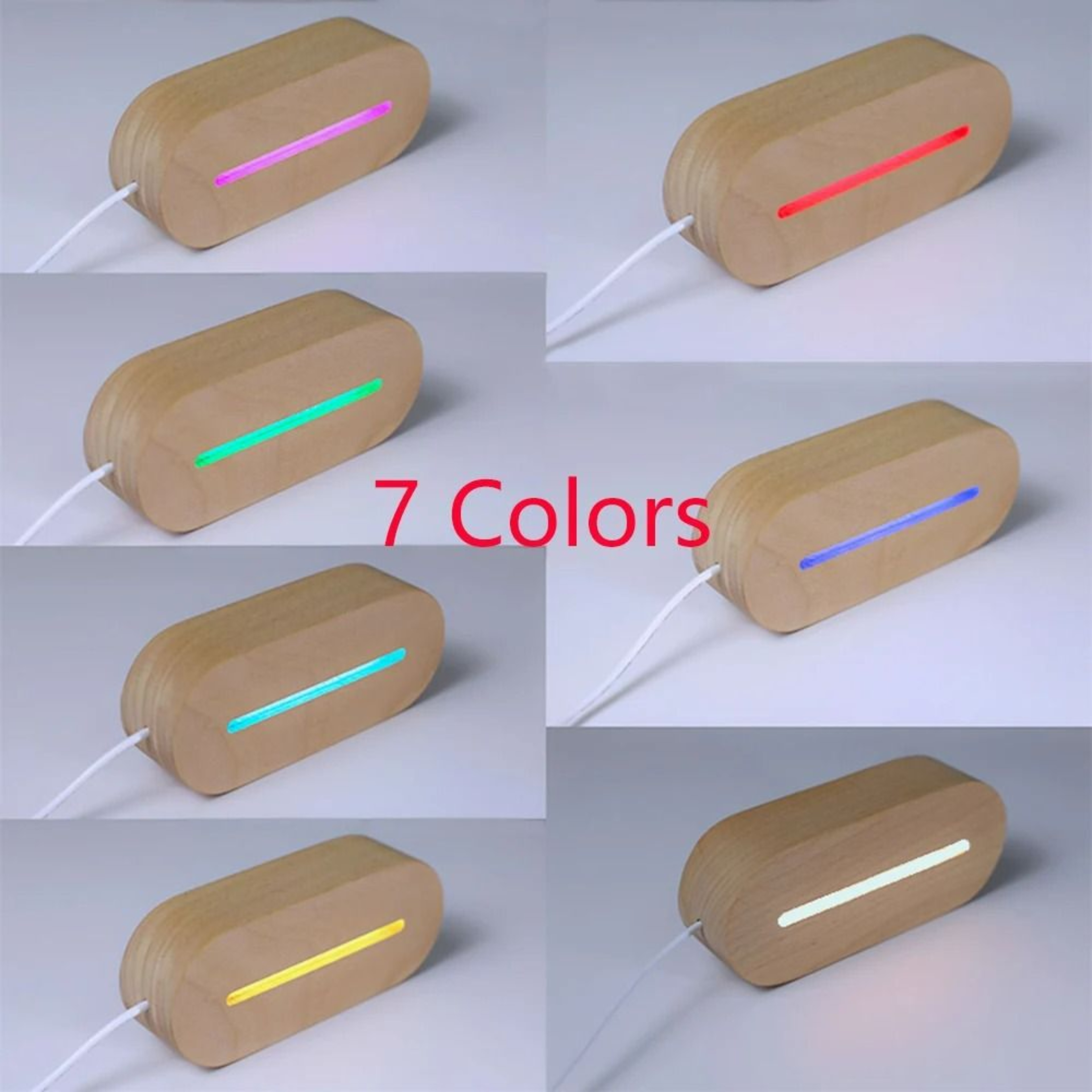Personalized Custom Photo  Text 3D Acrylic Night Light 6