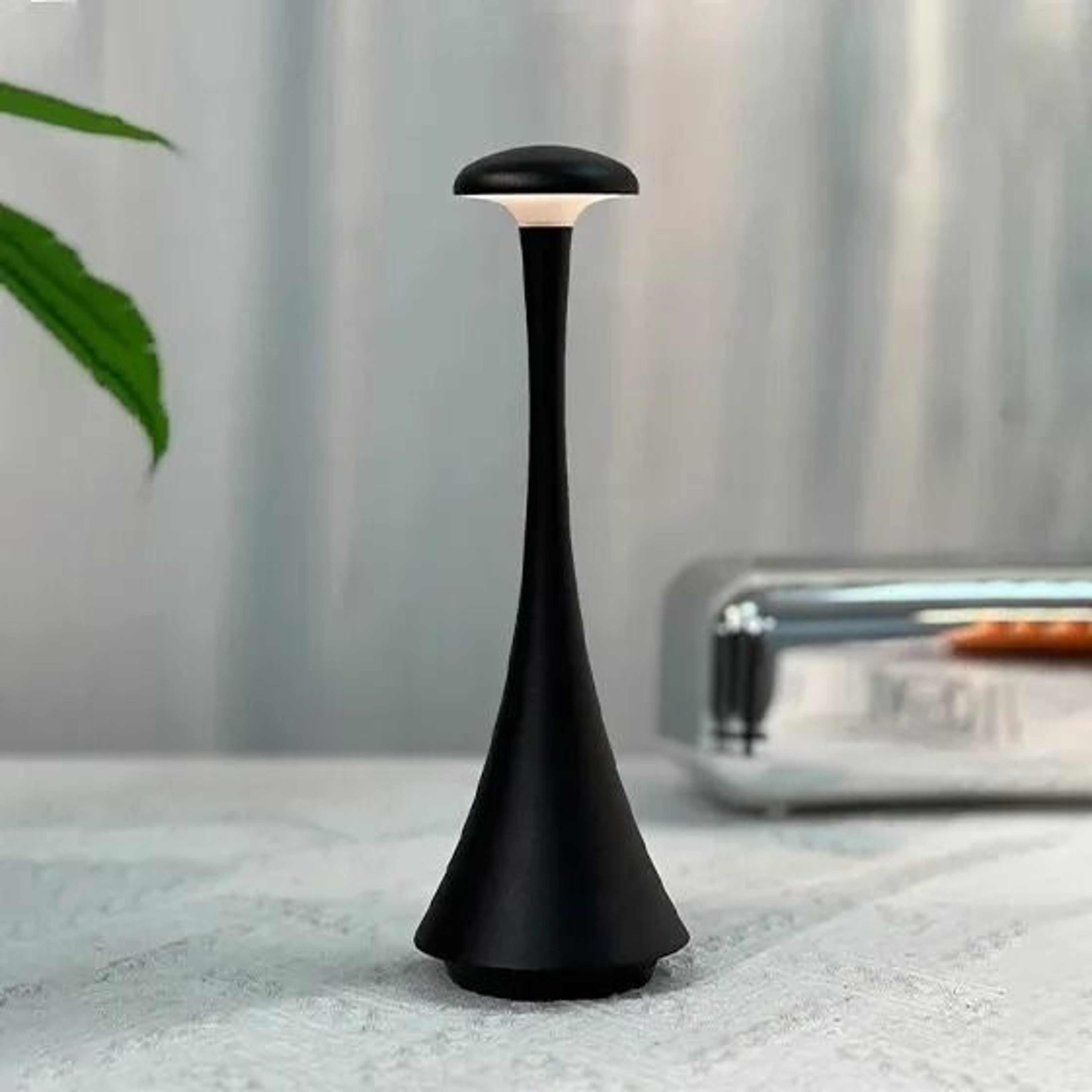 Rechargeable Cordless Mushroom Touch Table Lamp 0