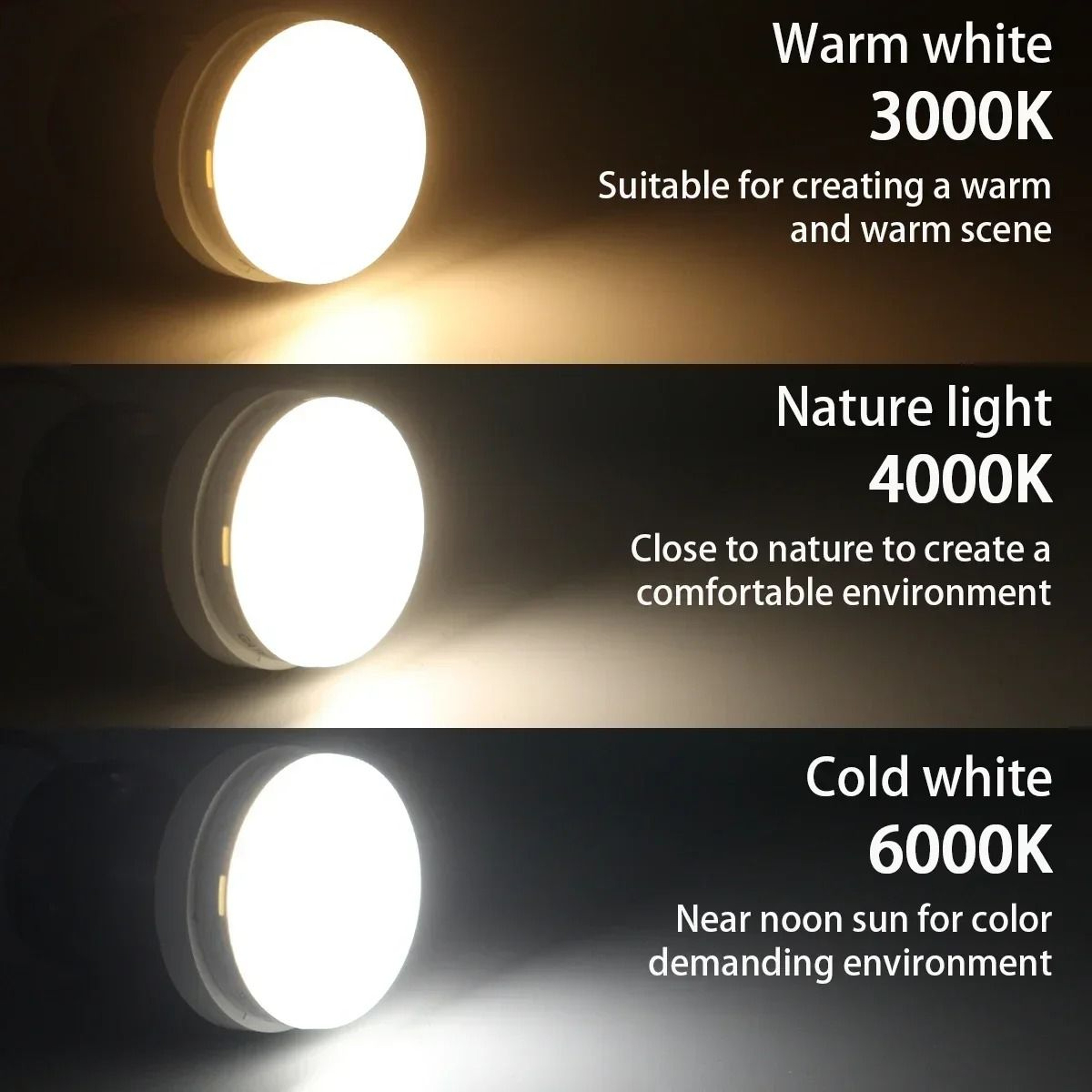 4Pack HighEfficiency GX53 LED Spotlight Bulbs 1