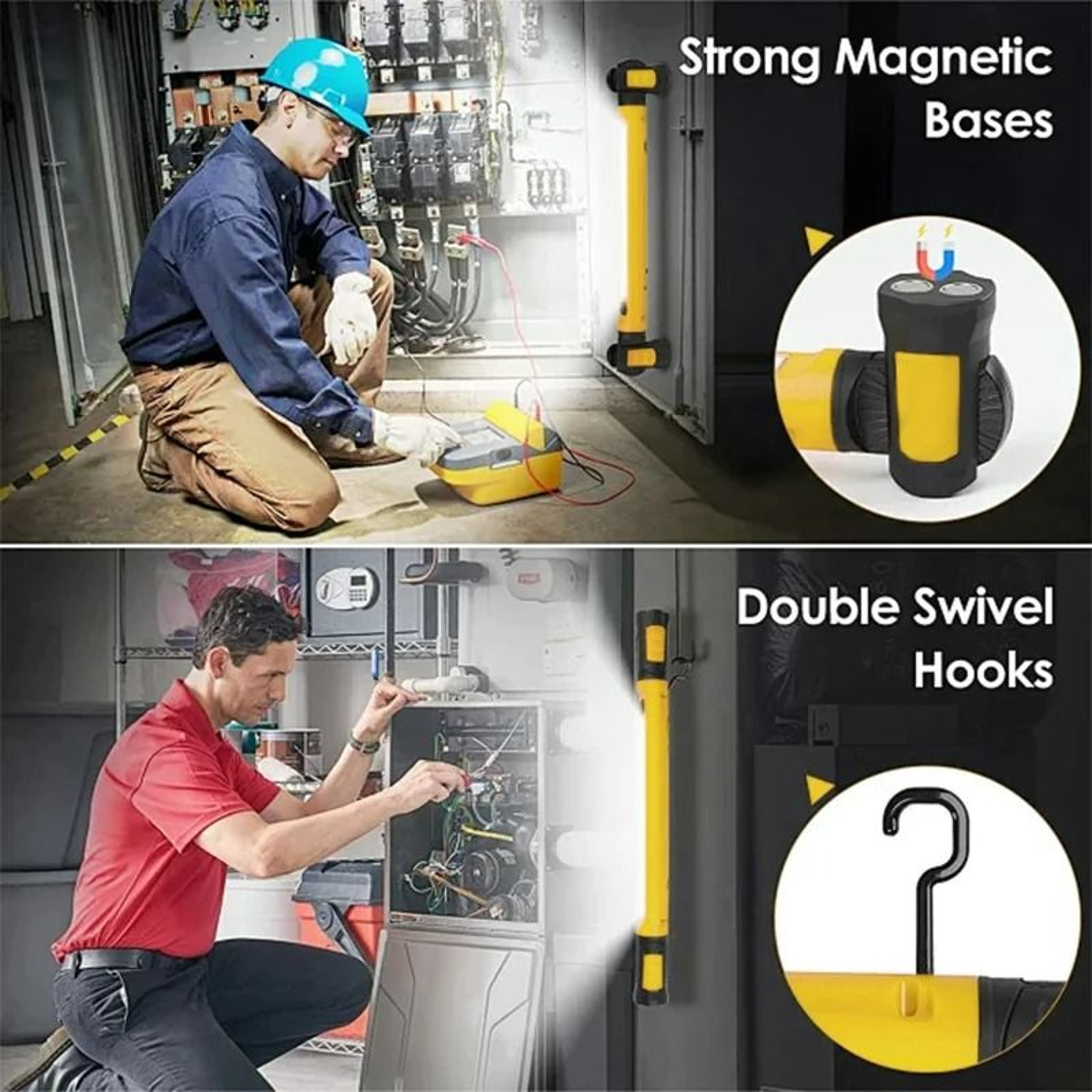 Super Bright Magnetic Underhood LED Work Light Bar 4