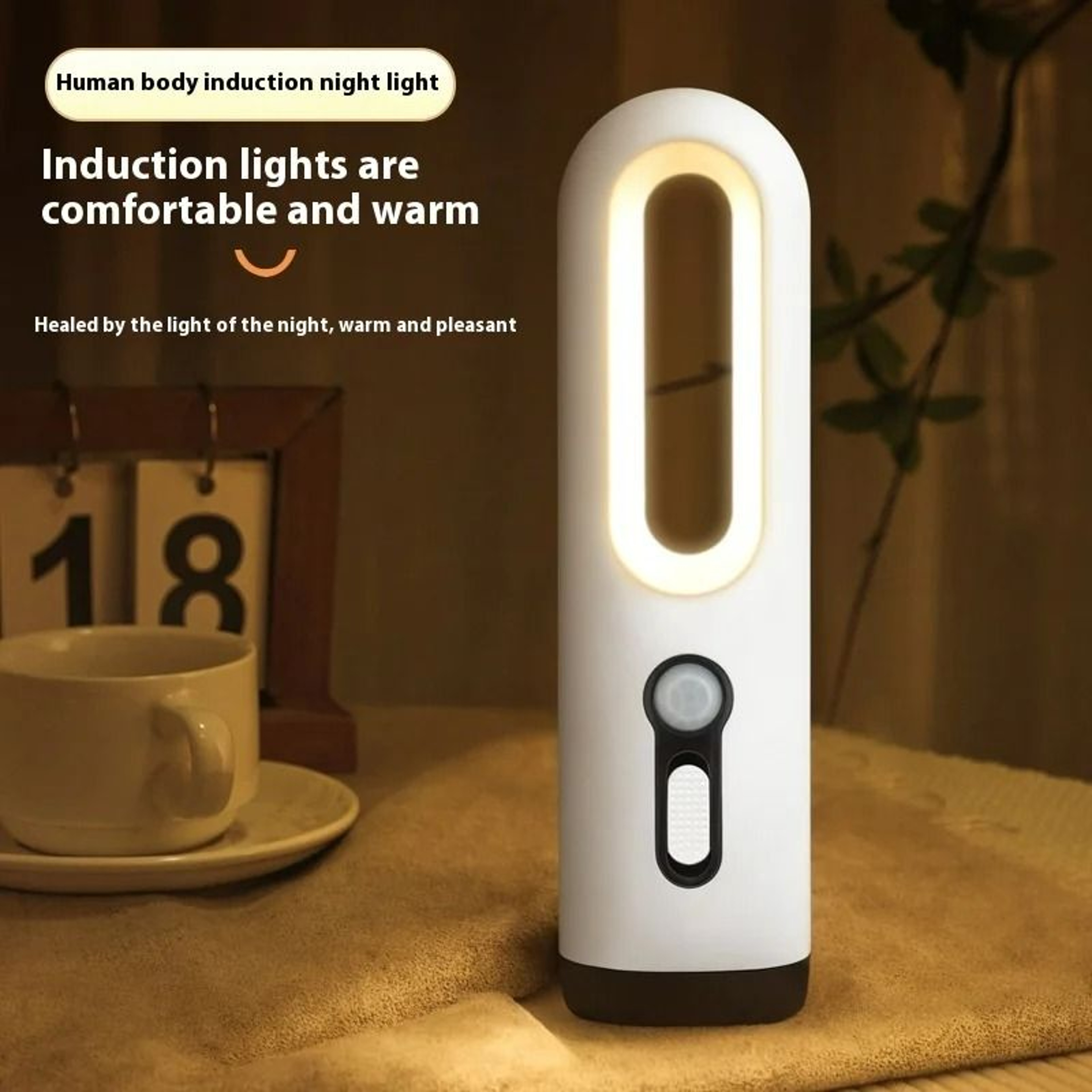 Portable 2in1 LED Motion Sensor Night Light  Flashlight 3