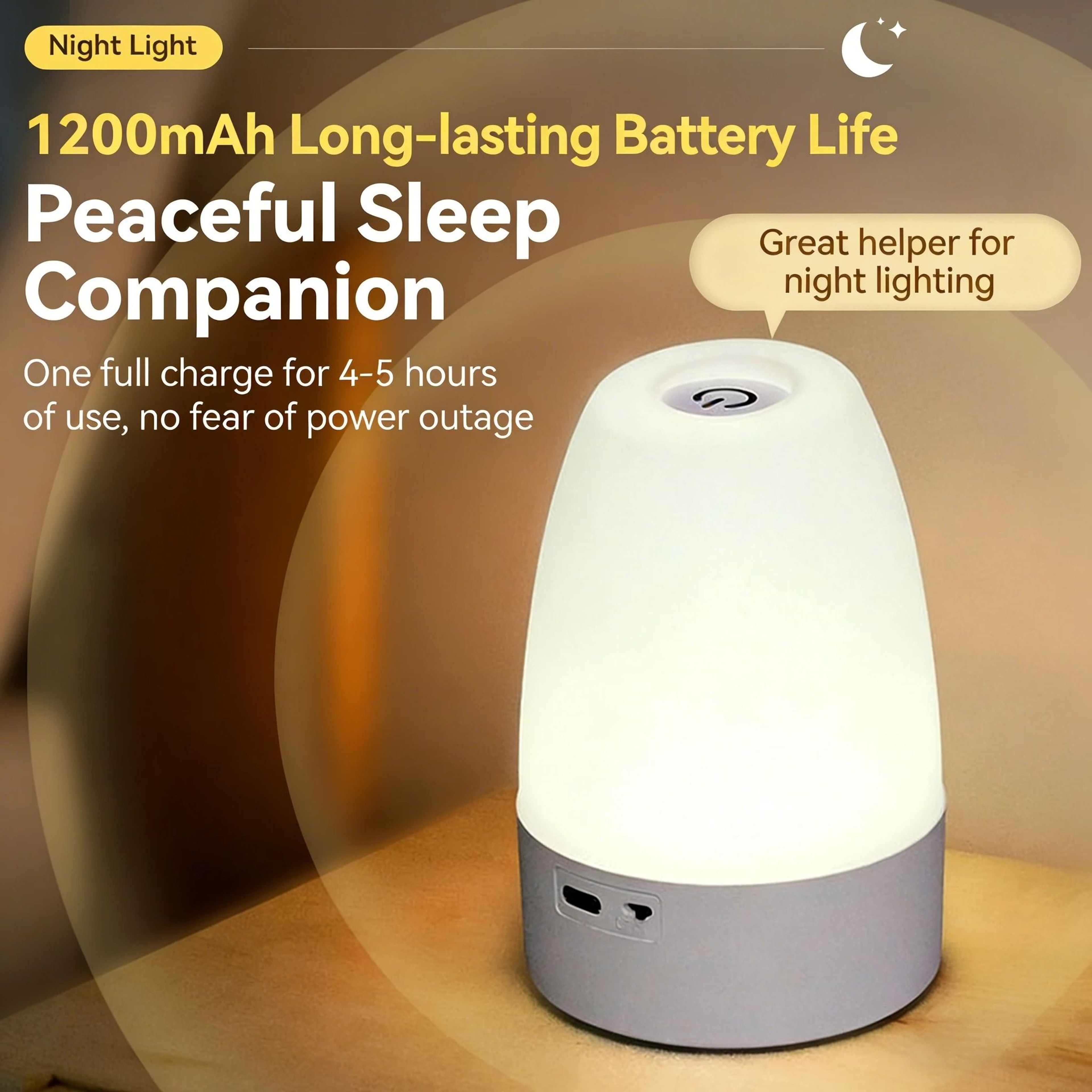 TouchControl Dimmable LED Table  Night Lamp 2