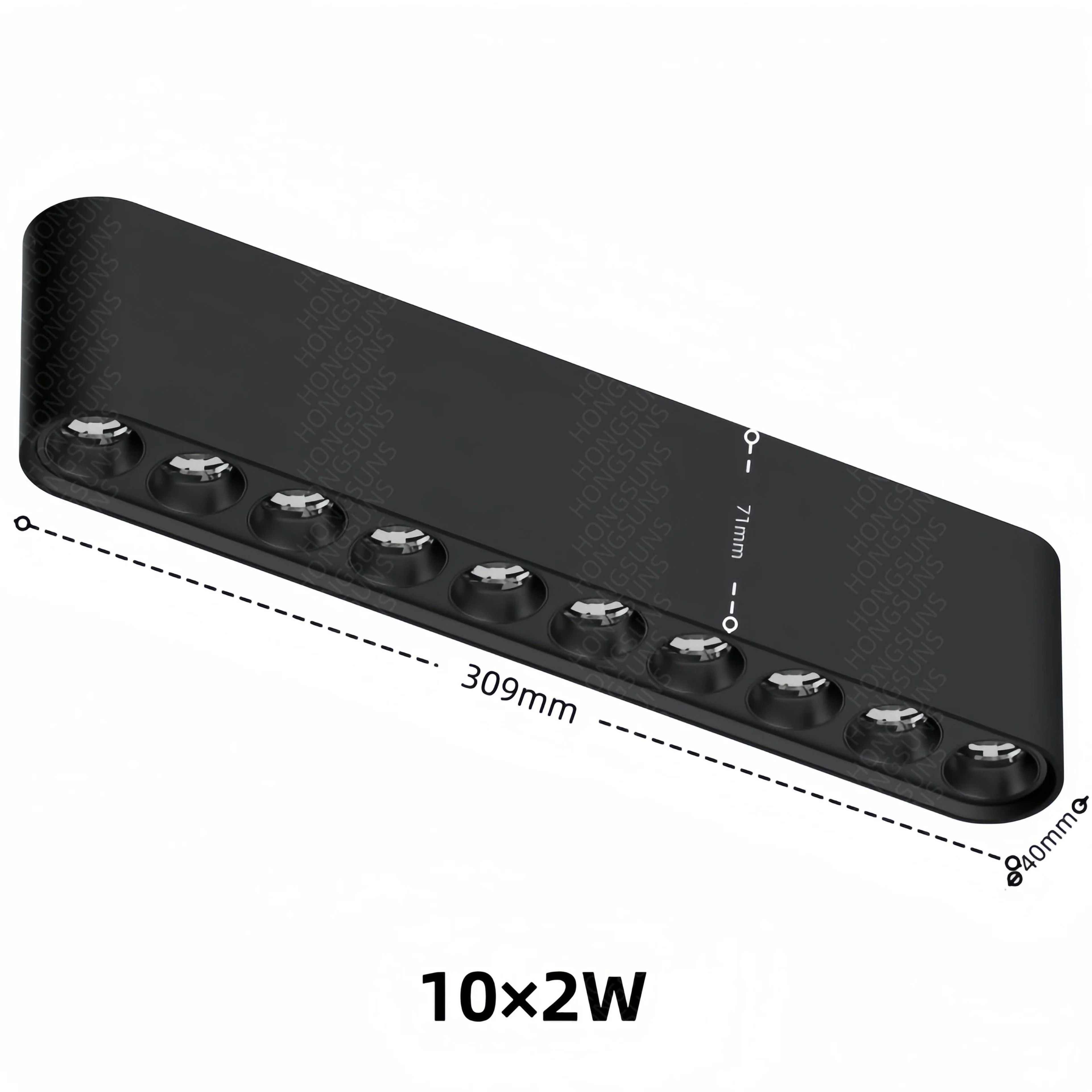 SurfaceMounted Linear LED COB Ceiling Spotlight 4