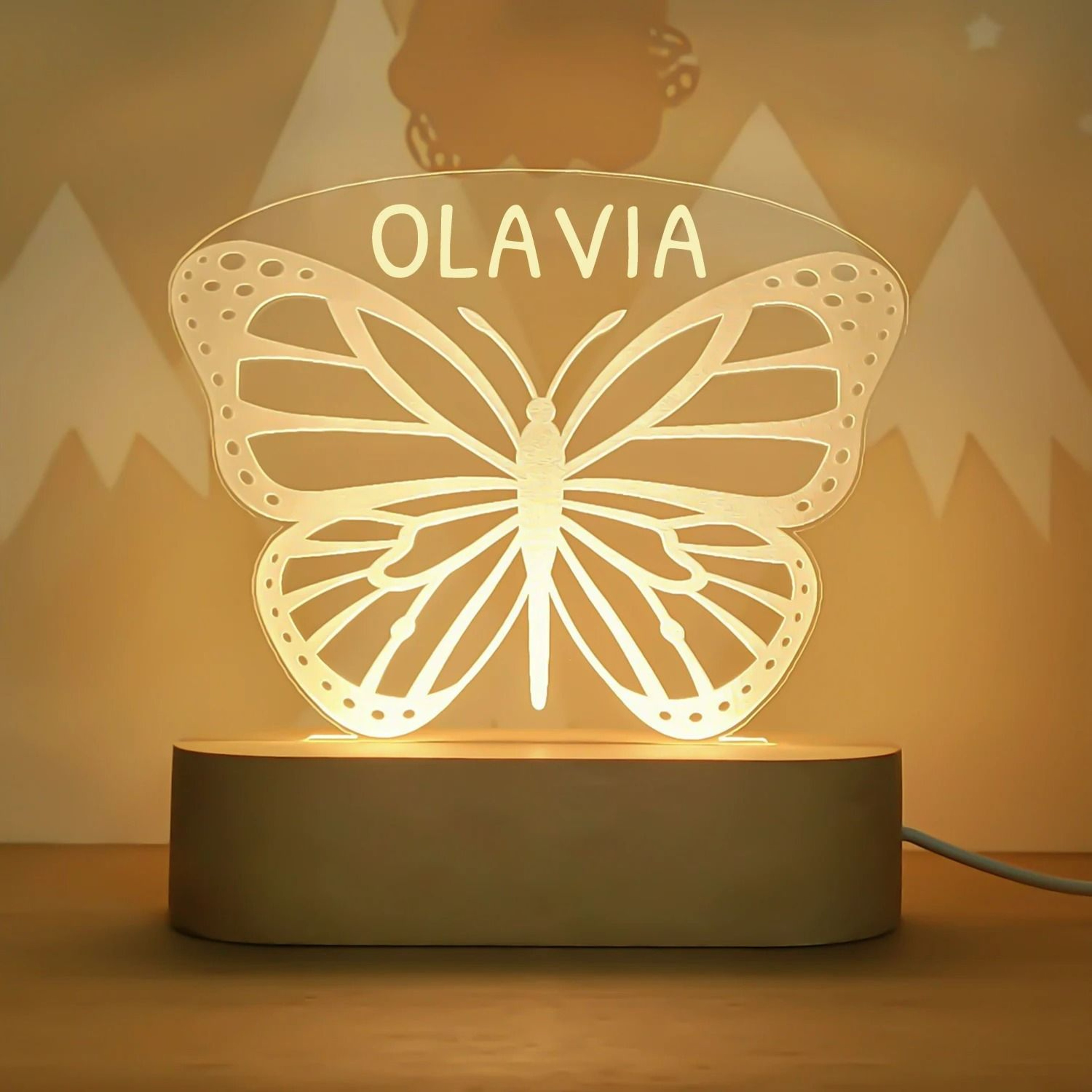 Personalized Children Name LED Night Light 18