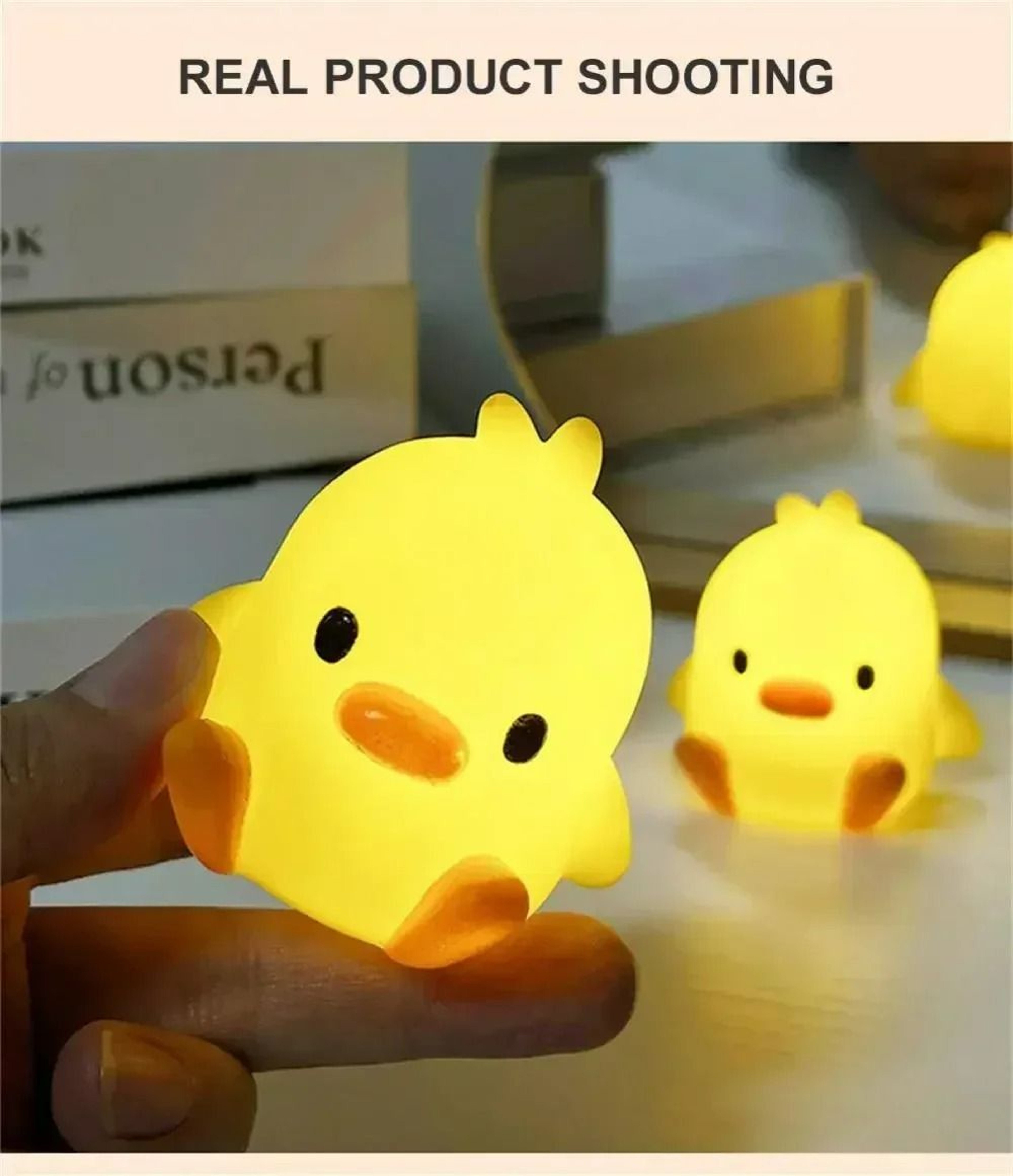 Cute Duck Silicone LED Night Light 5