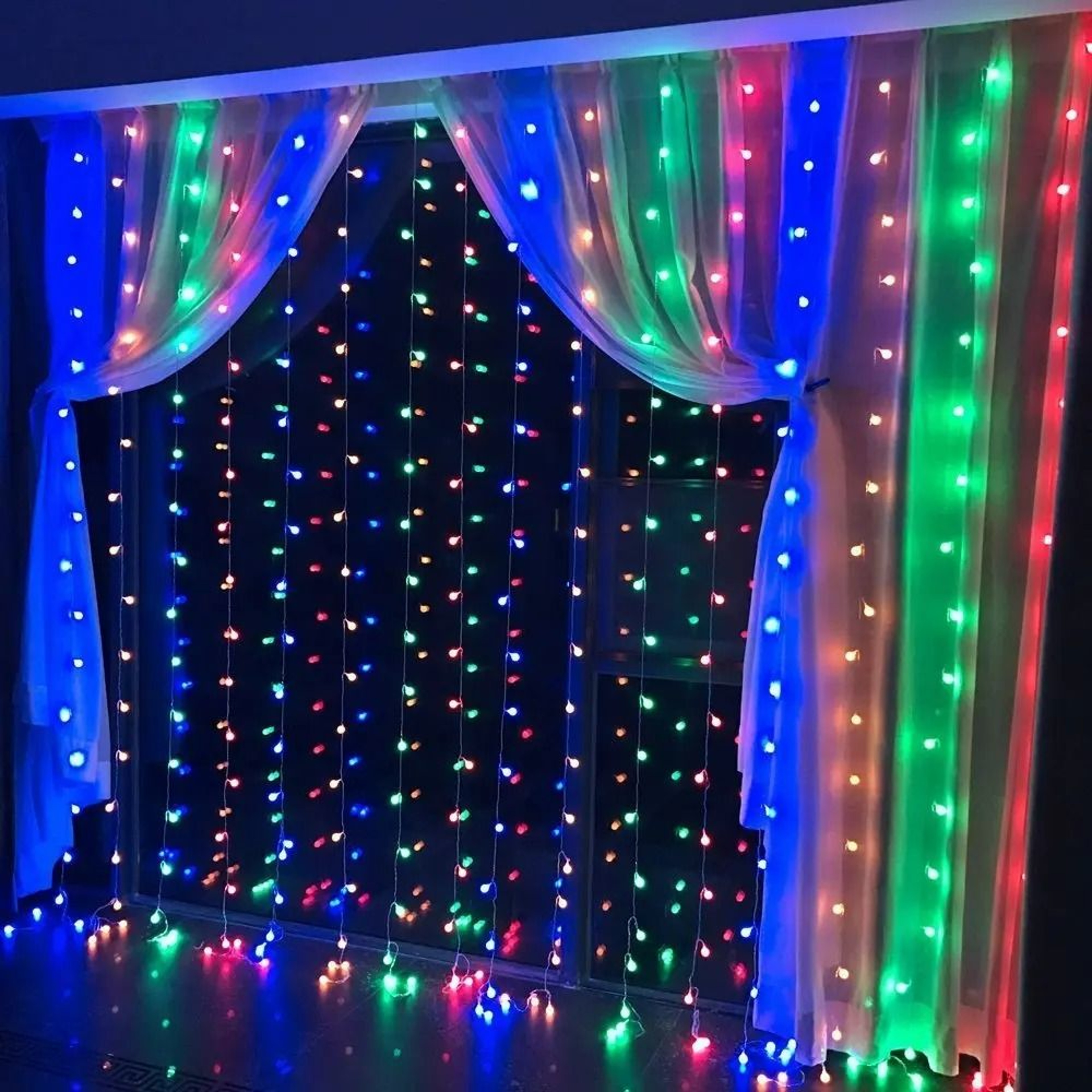 USB Connectable Fairy Curtain Lights Remote Control String Lights 3