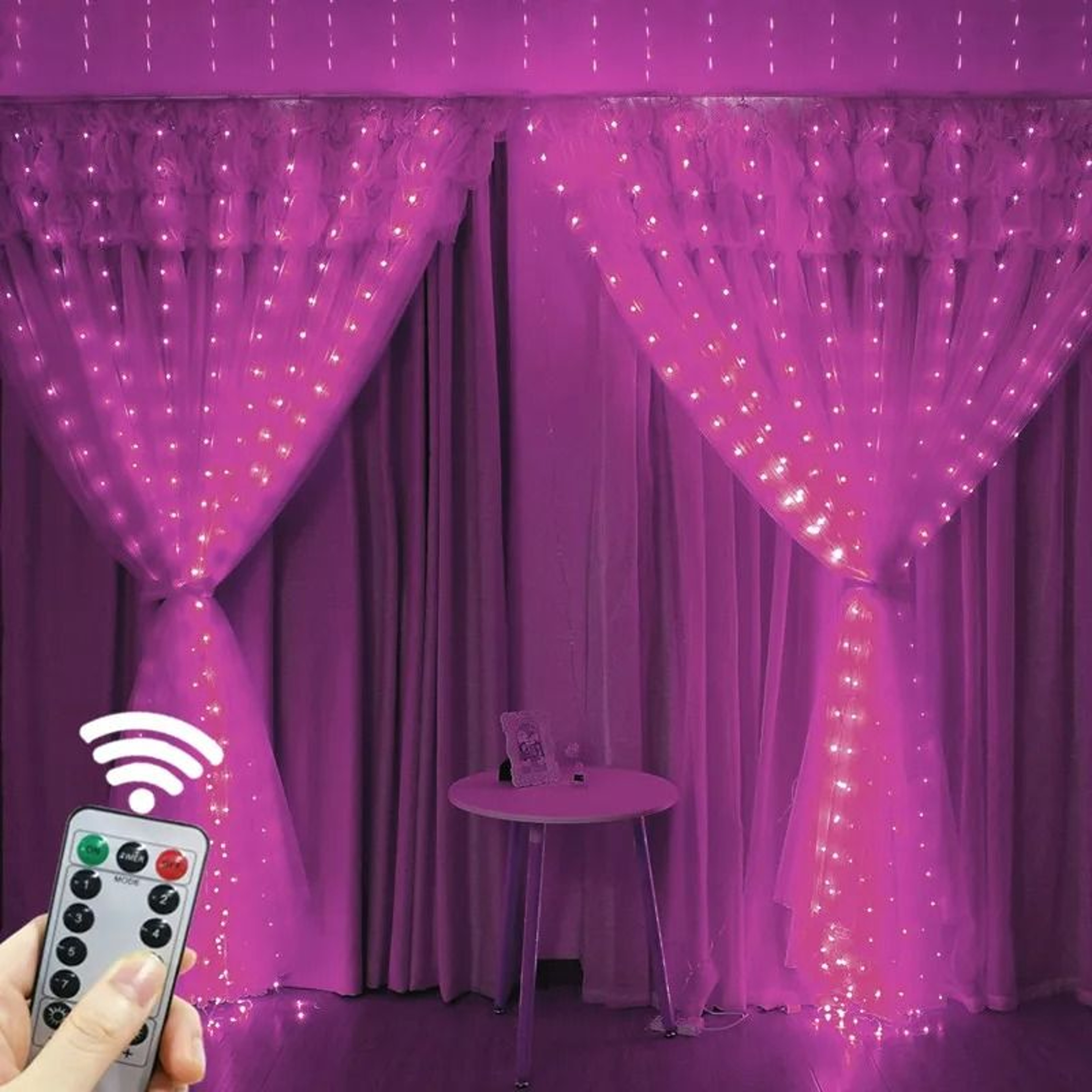 Illuminated Haven USB Hanging LED Backdrop Grid 12