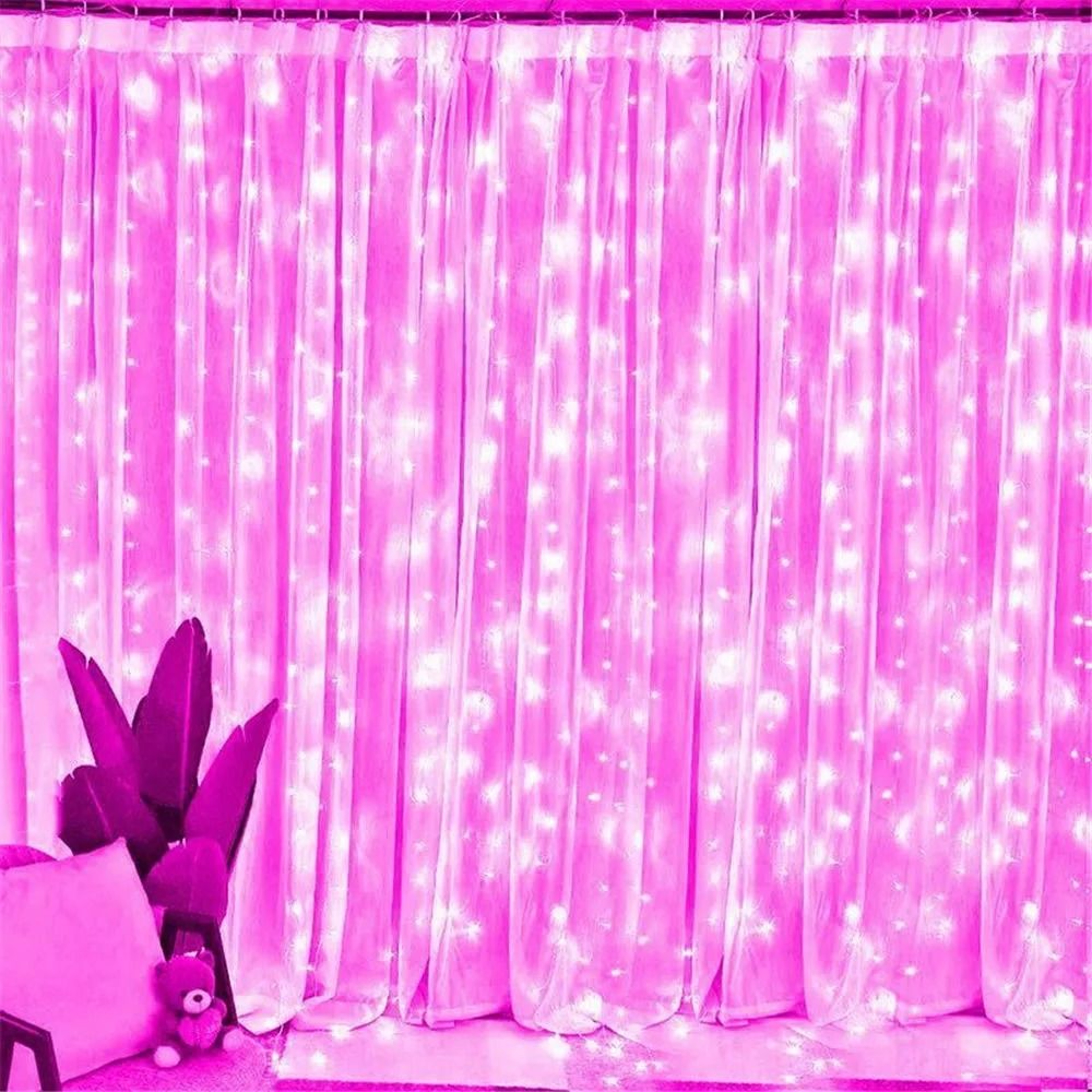 Aurora Cascade USB Wall Grid Hanging LED String Lights 14