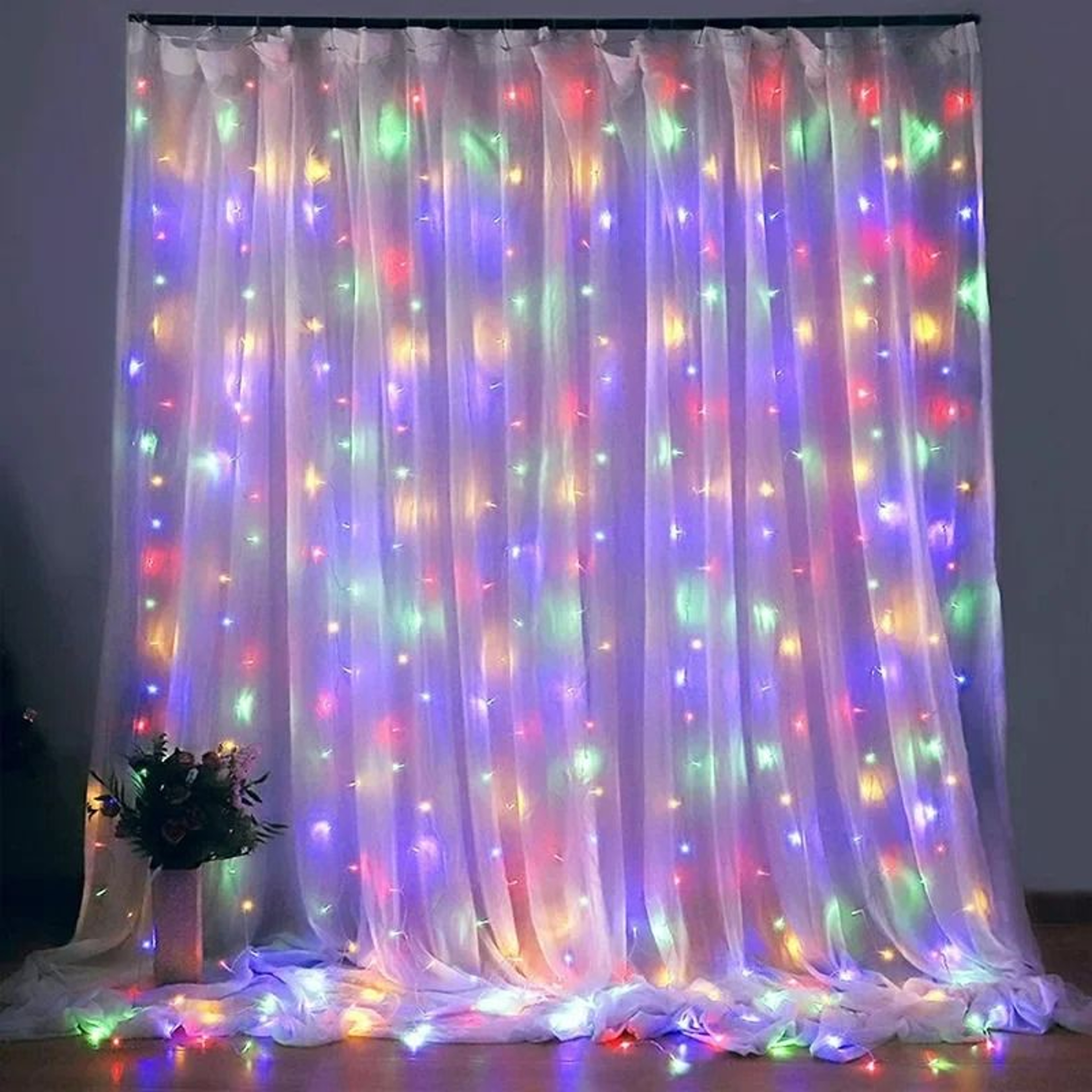 Celestial Cascade USB Hanging Backdrop String Lights Decoration 5