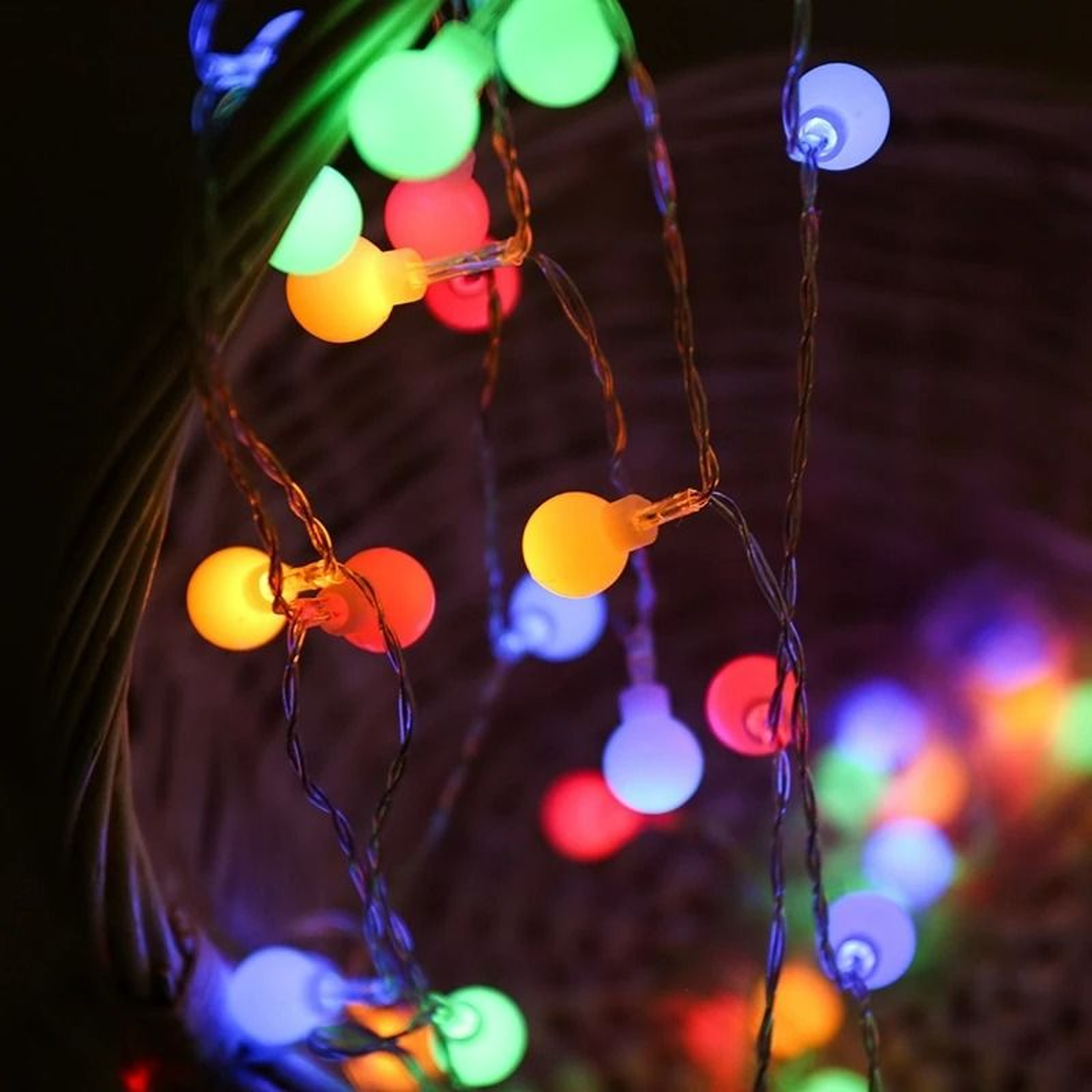 GlowSphere Globe Pearl LED Fairy String Lights 7