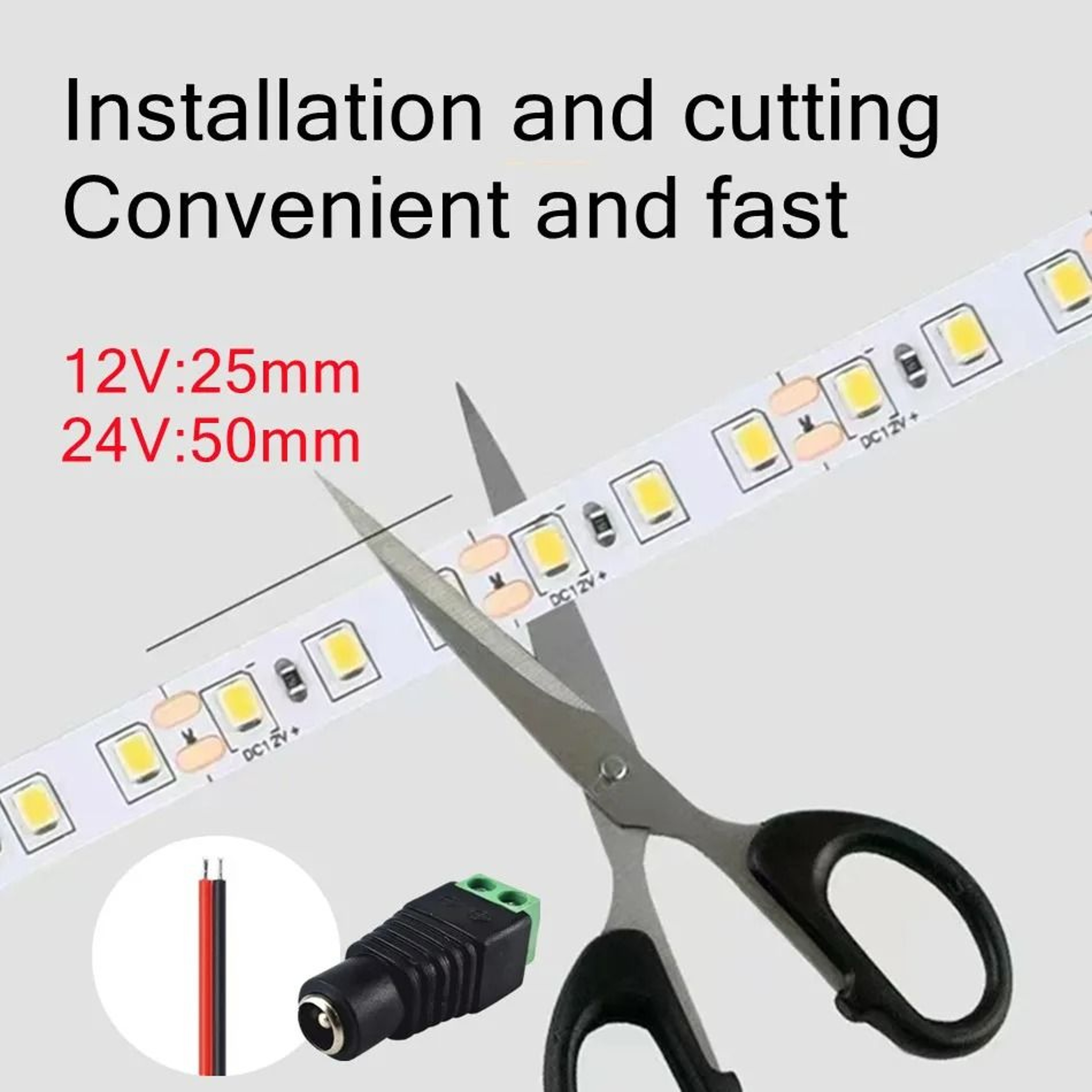 DC 12V24V HighDensity 2835 LED Strip Light 3