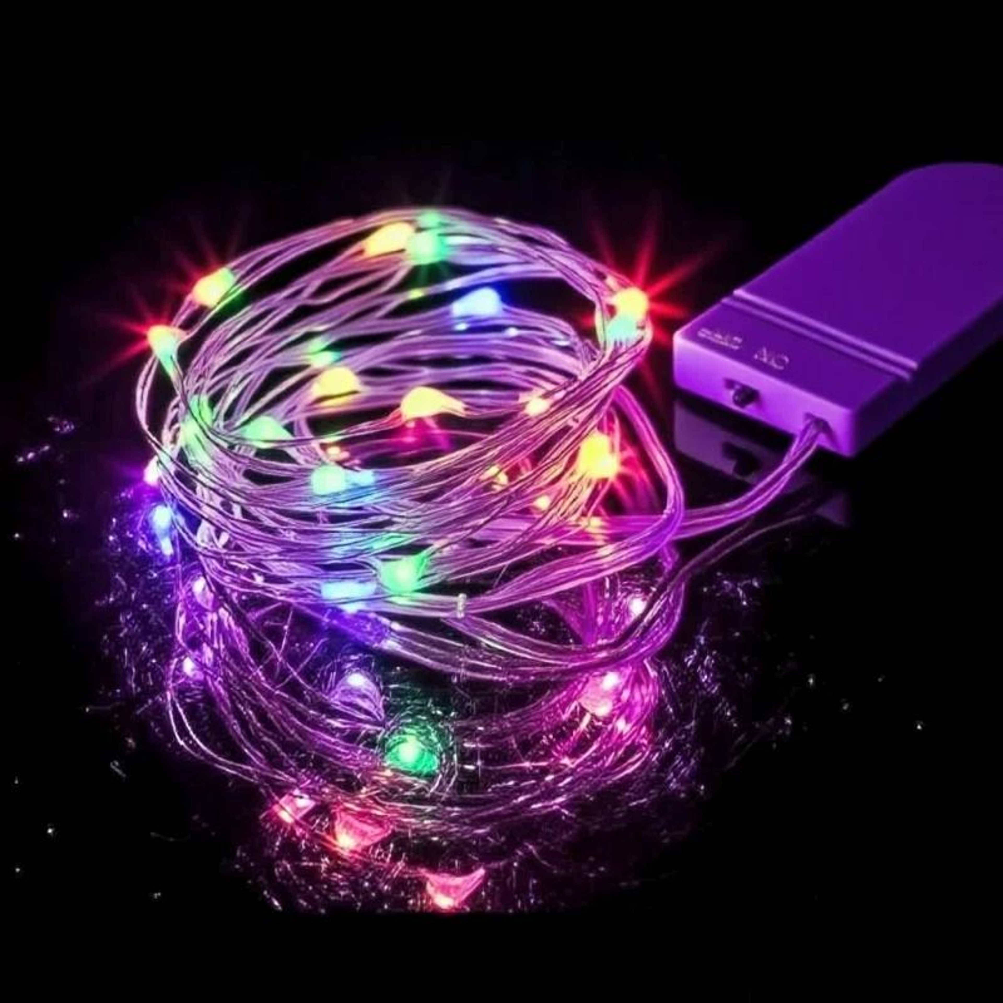 Waterproof Silver Wire Battery LED Fairy Lights 6