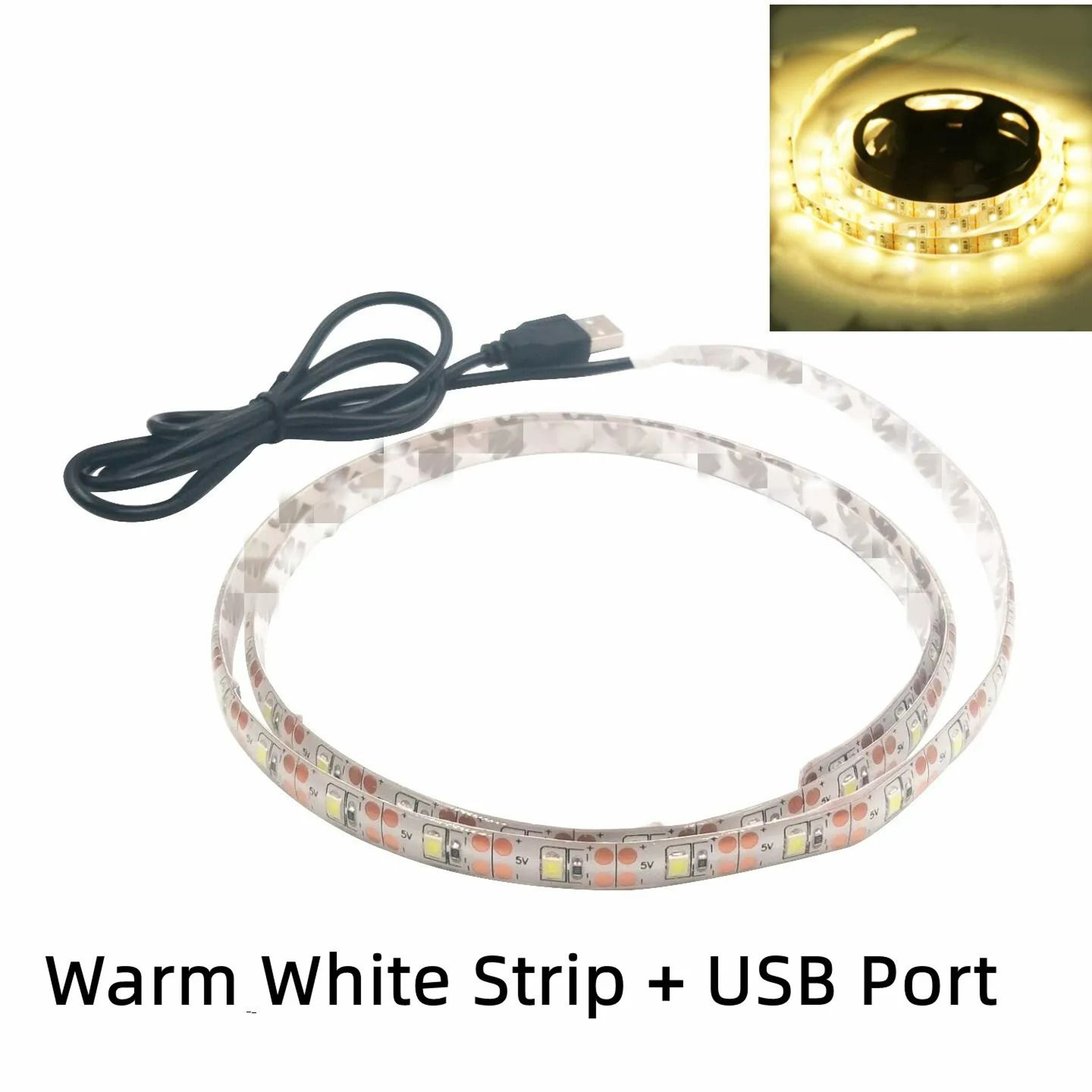 USB 5V 2835 NonWaterproof LED Strip Light 7