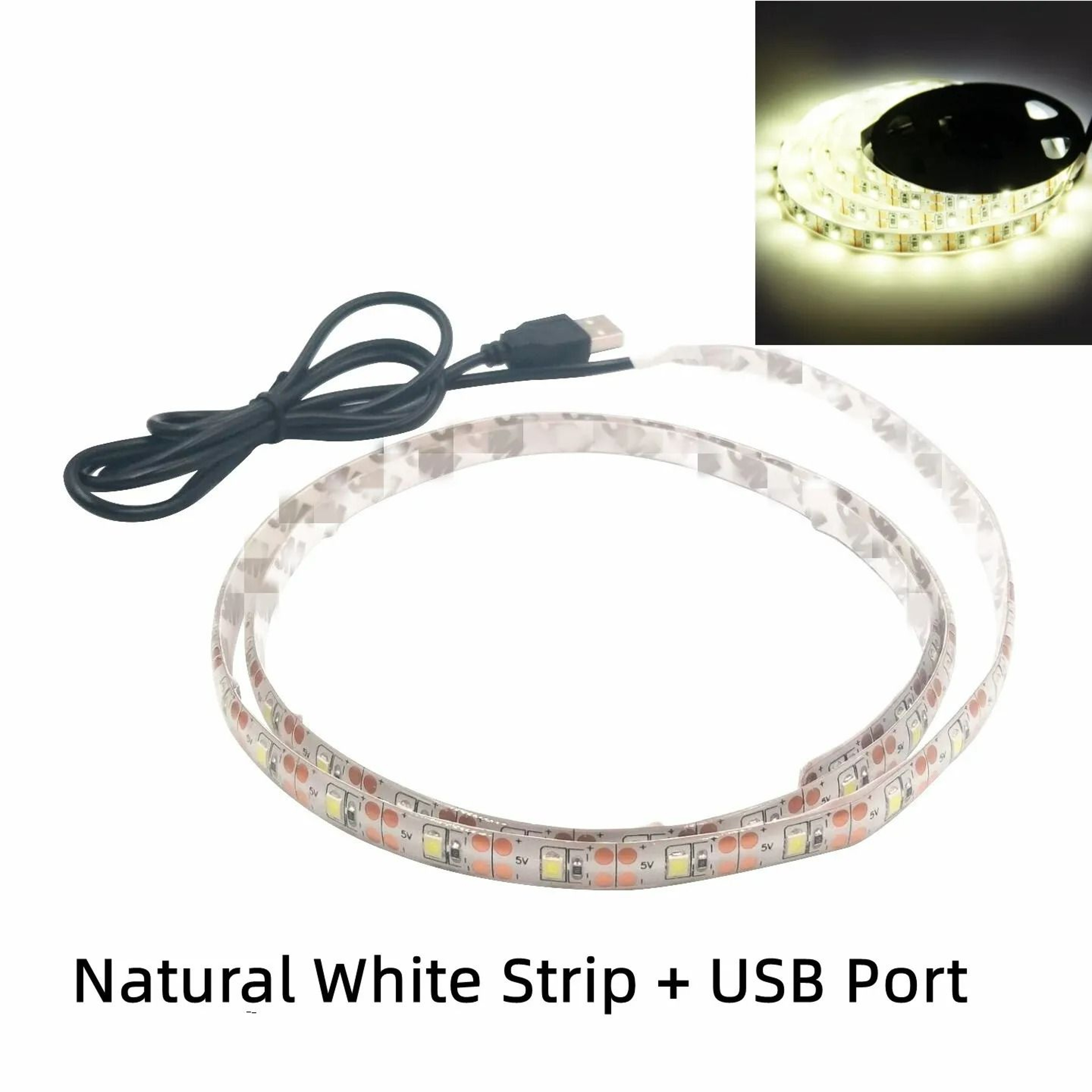 USB 5V 2835 NonWaterproof LED Strip Light 18