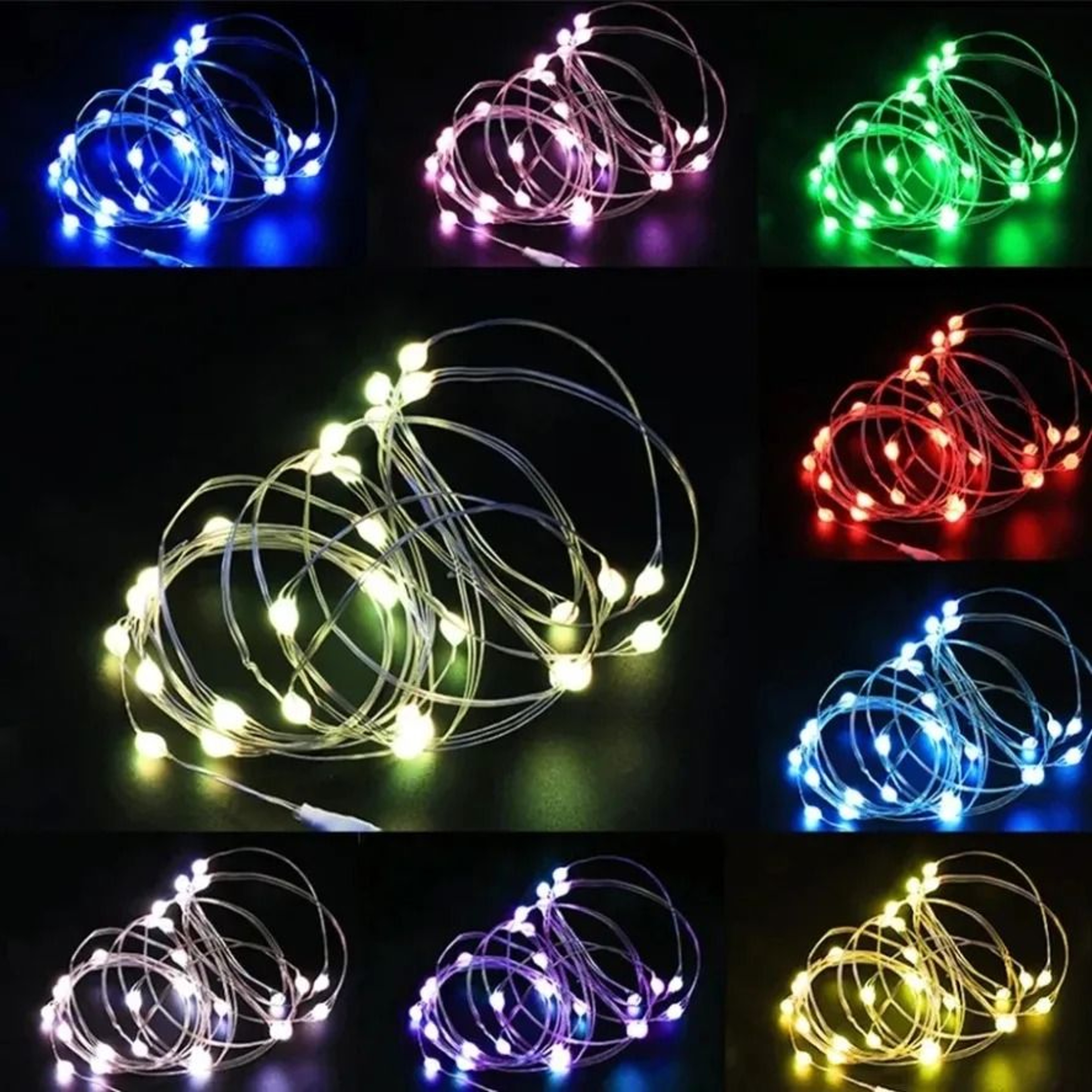 USB Copper Wire Outdoor LED Fairy String Lights 2