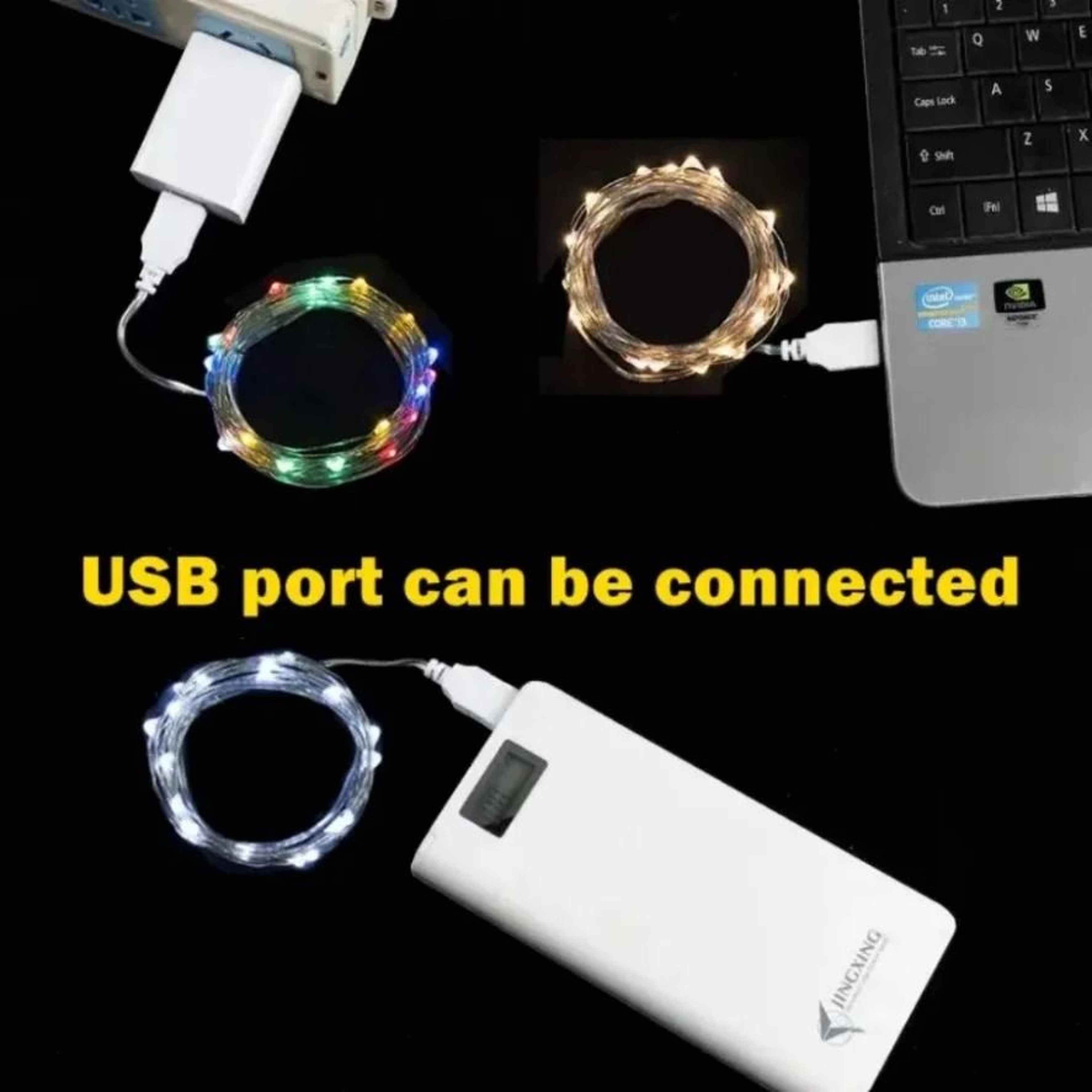 USB Copper Wire Outdoor LED Fairy String Lights 1