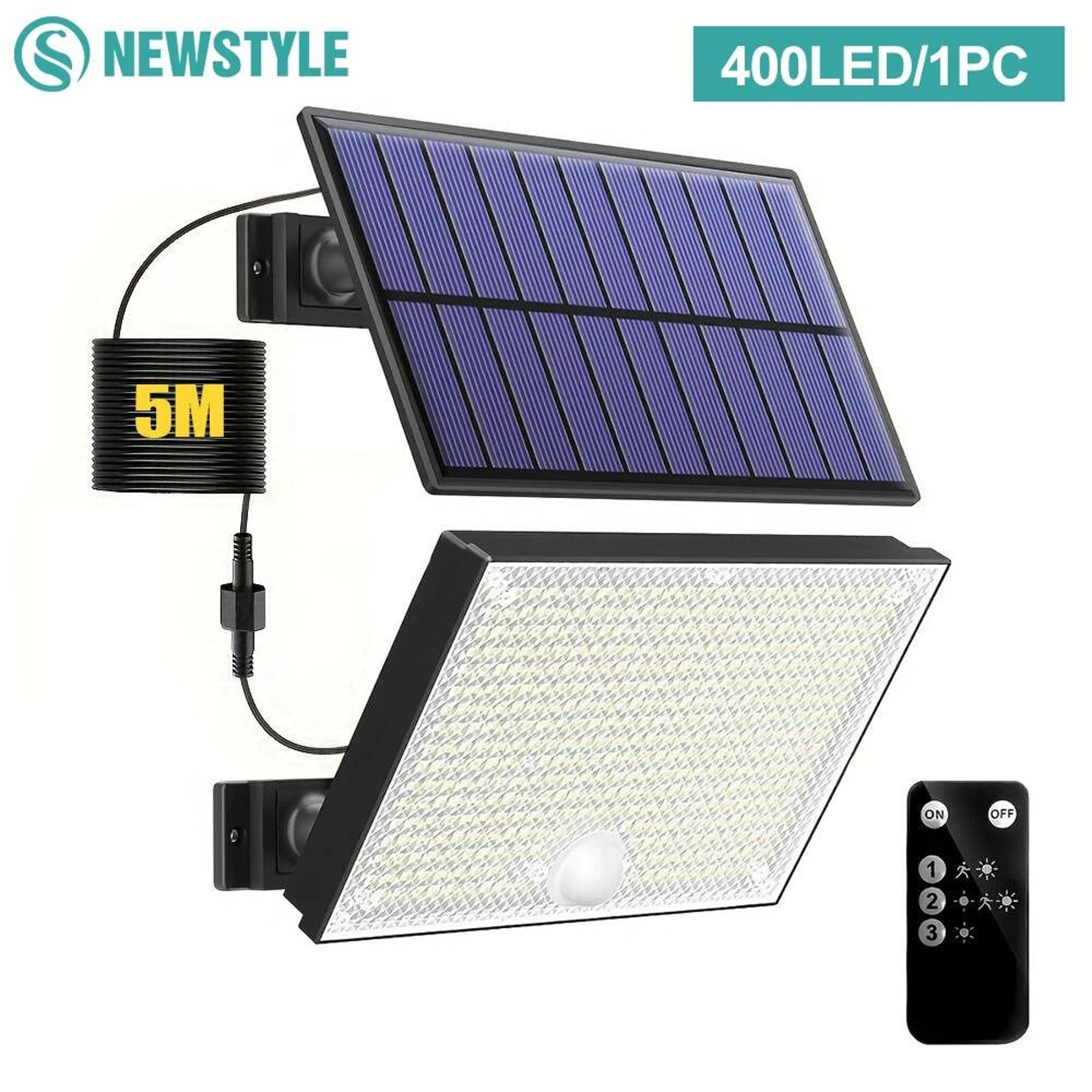 400LED Solar Outdoor Motion Sensor Security Light 1