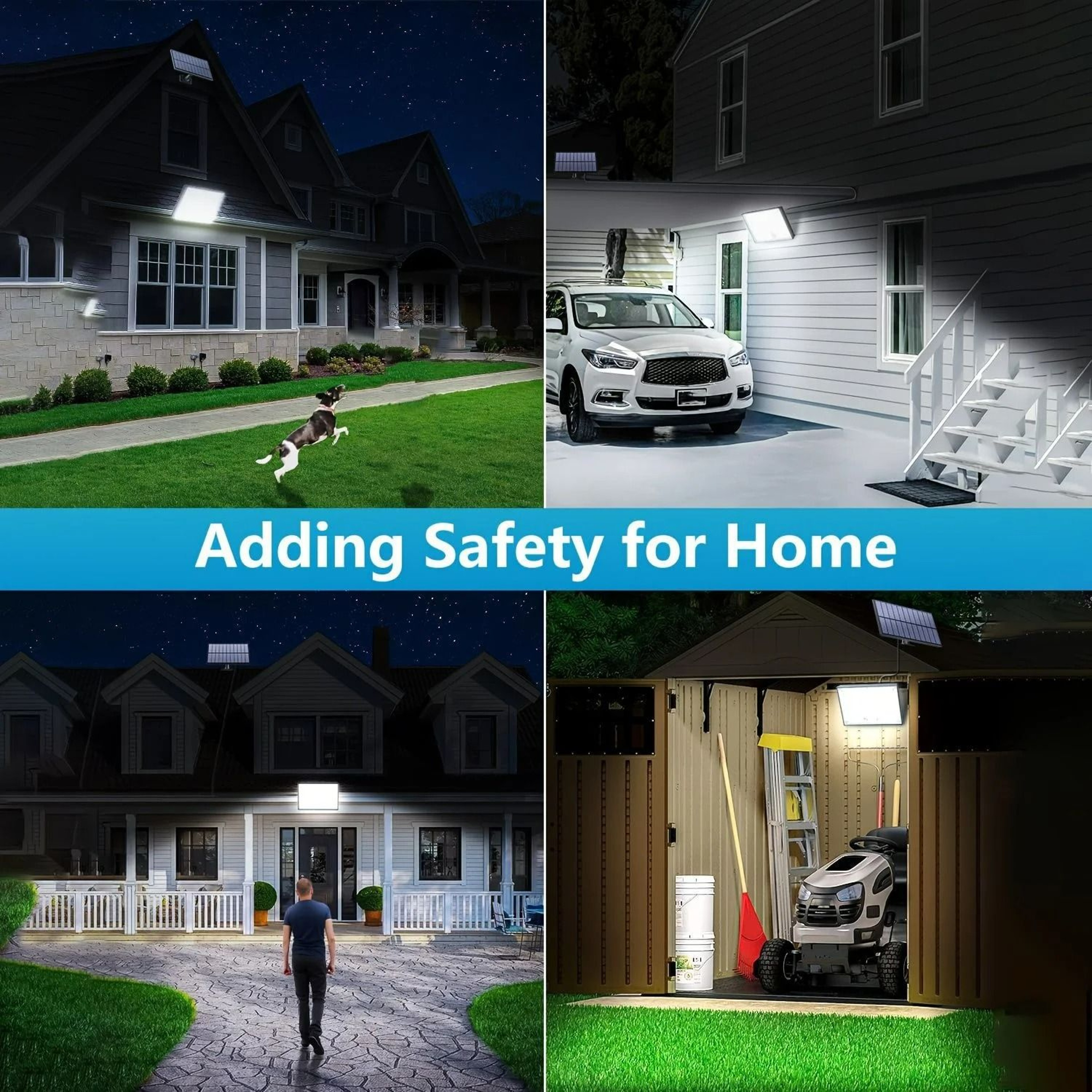 400LED Solar Outdoor Motion Sensor Security Light 2