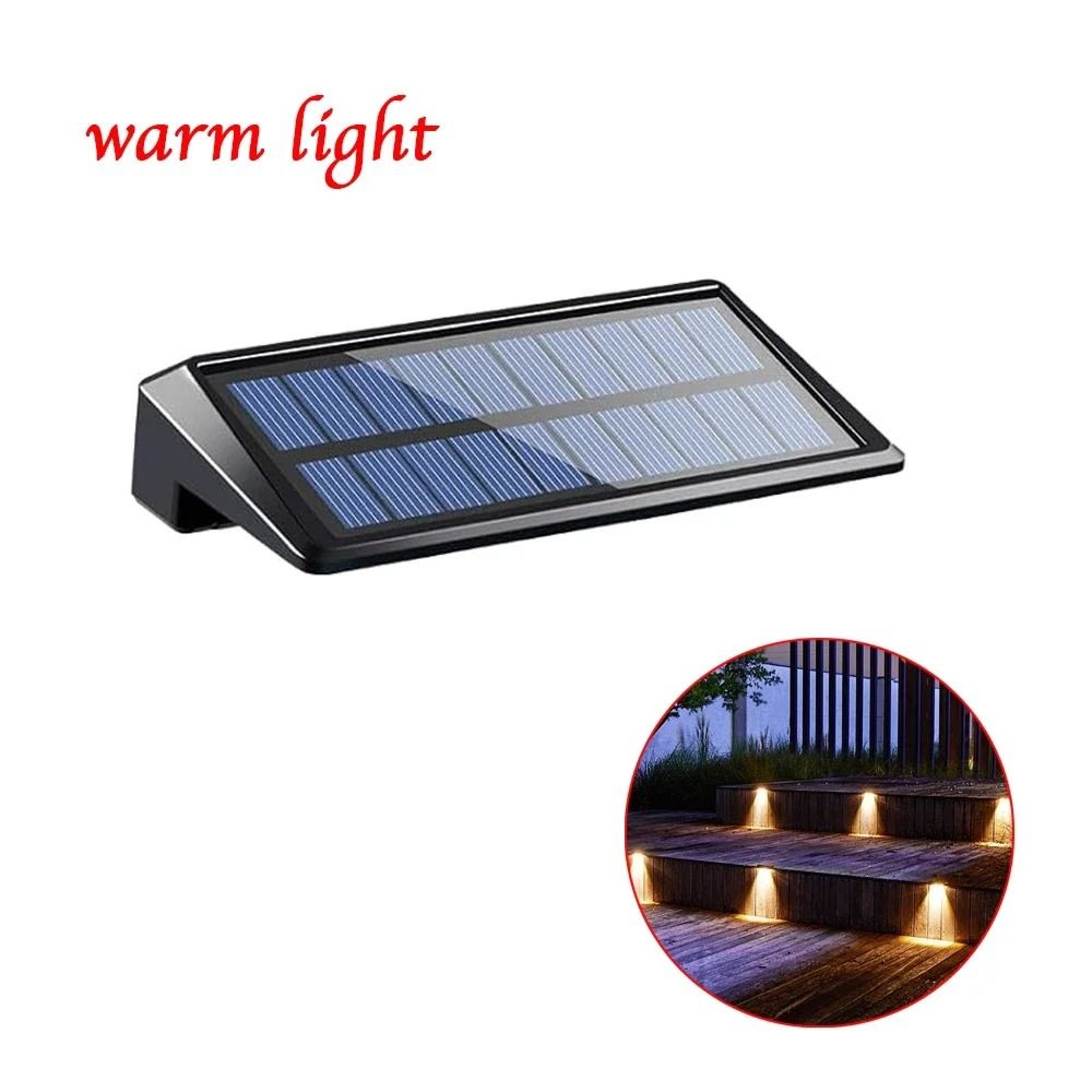 Solar Outdoor Waterproof Wall Lights 4Pack 7