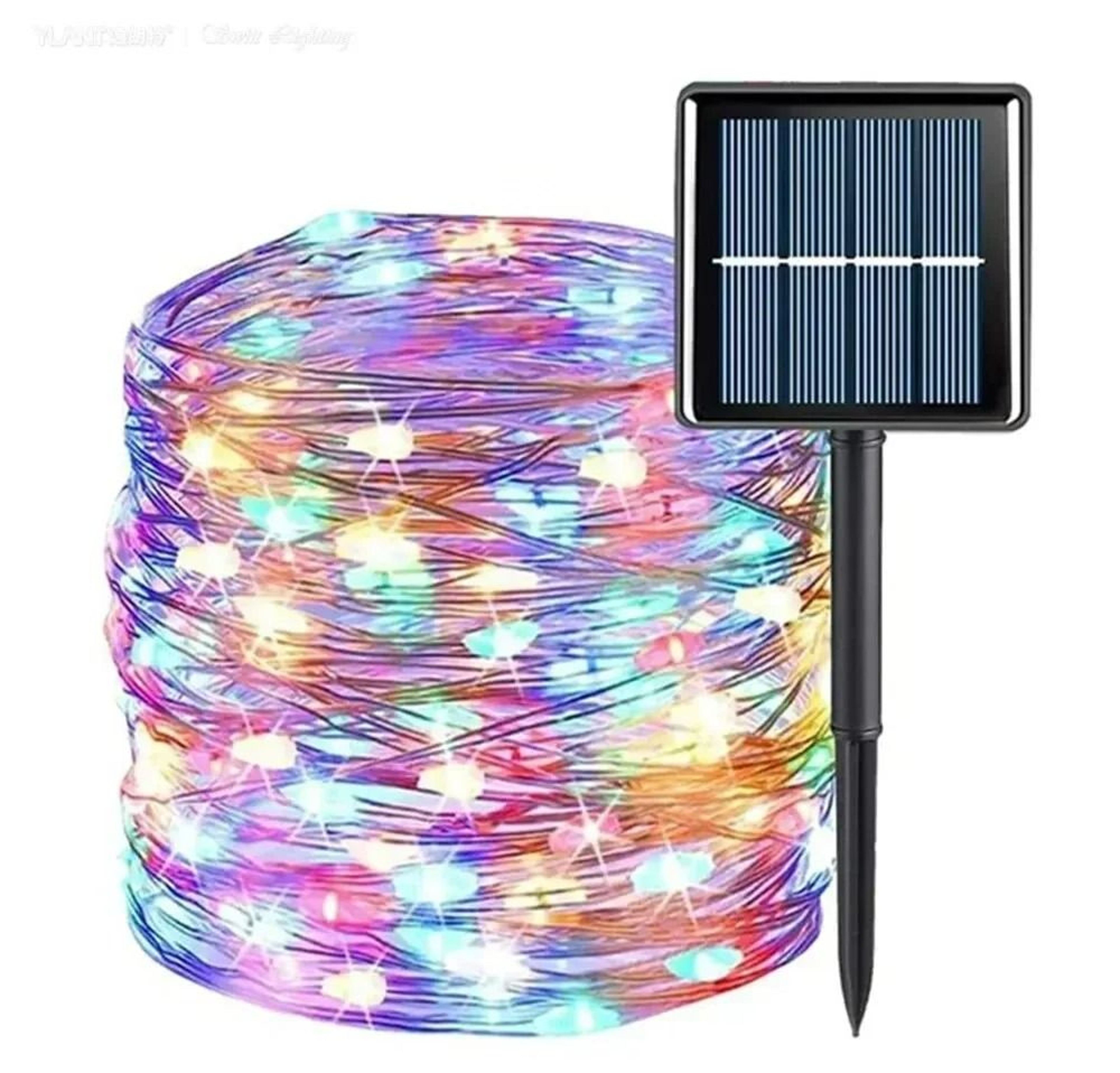 Solar Outdoor Copper Wire LED Fairy String Lights 6