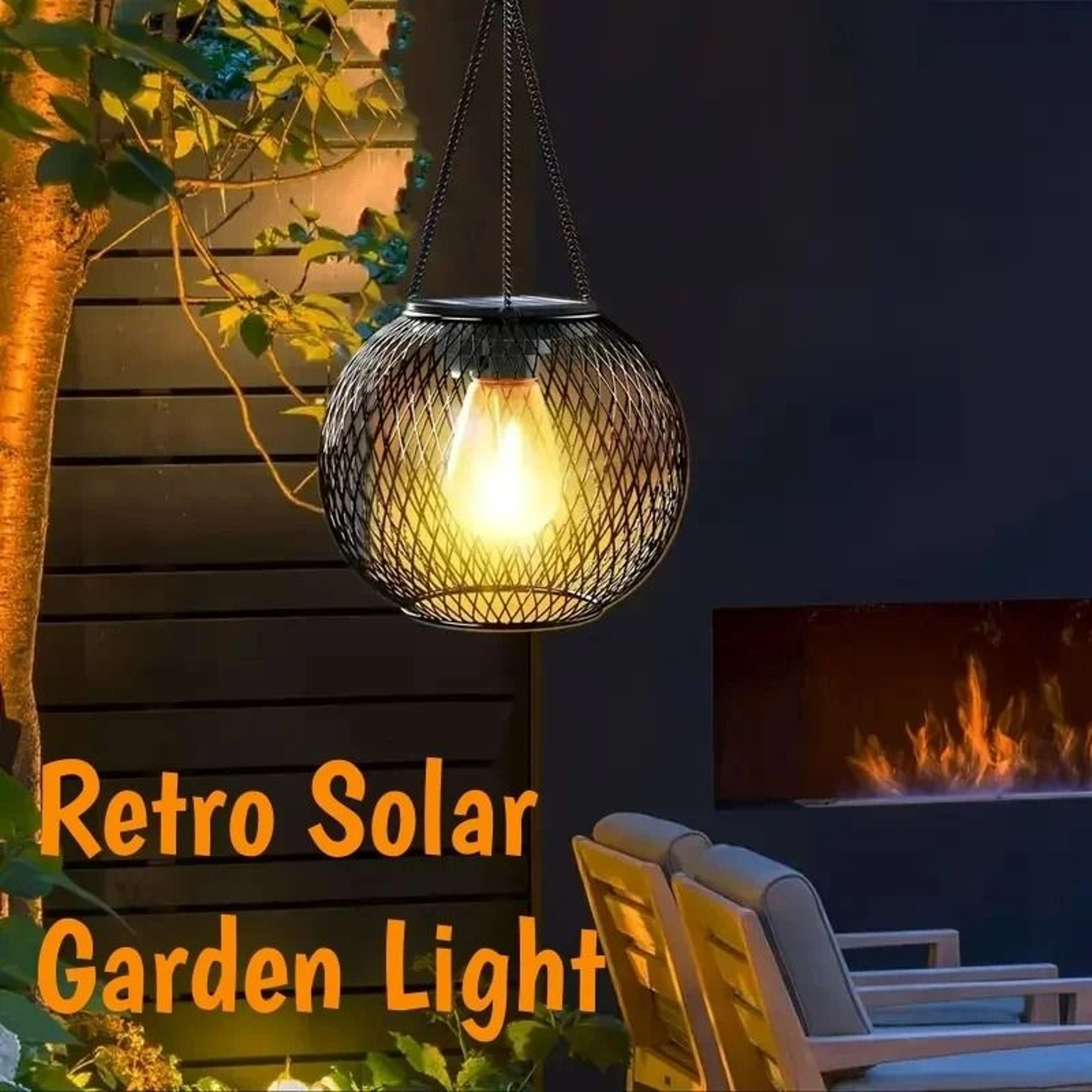 Outdoor Decorative Hanging Solar Camping Lantern 6