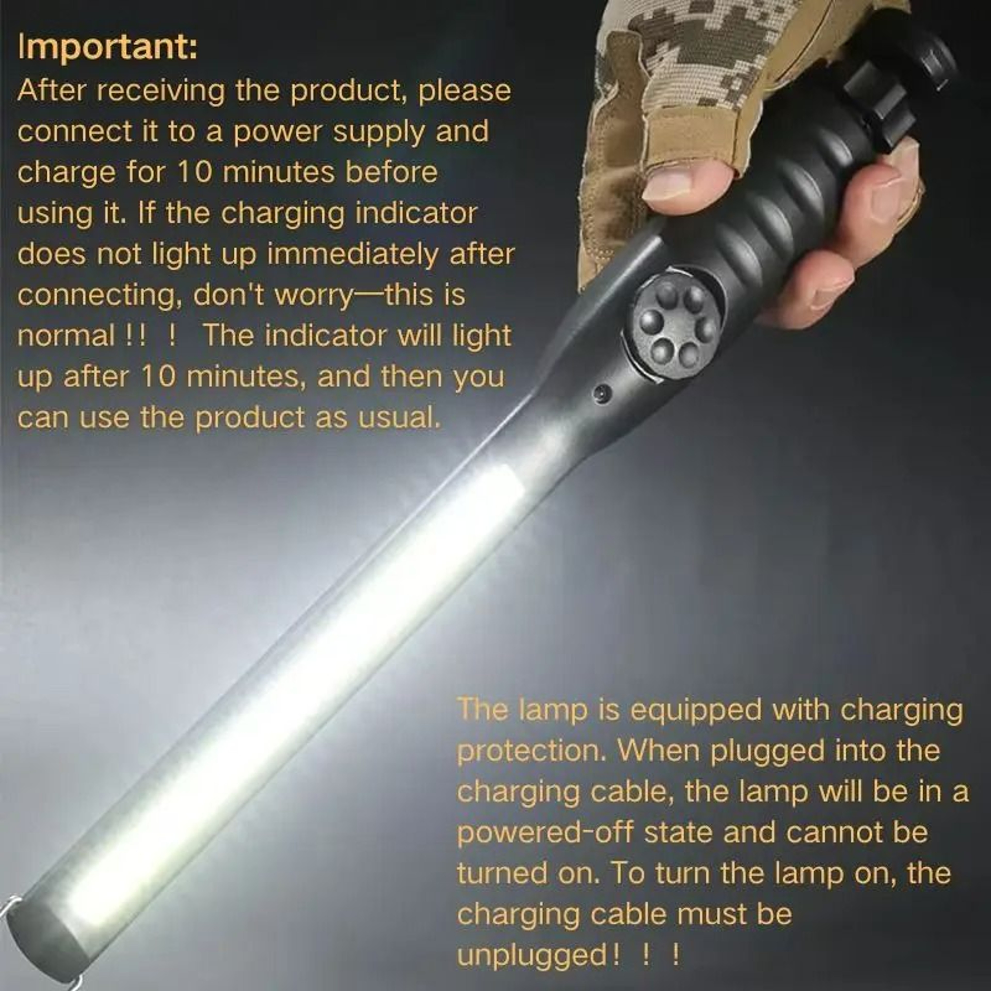 COB Portable Cordless Magnetic LED Work Light  Inspection Lamp 3