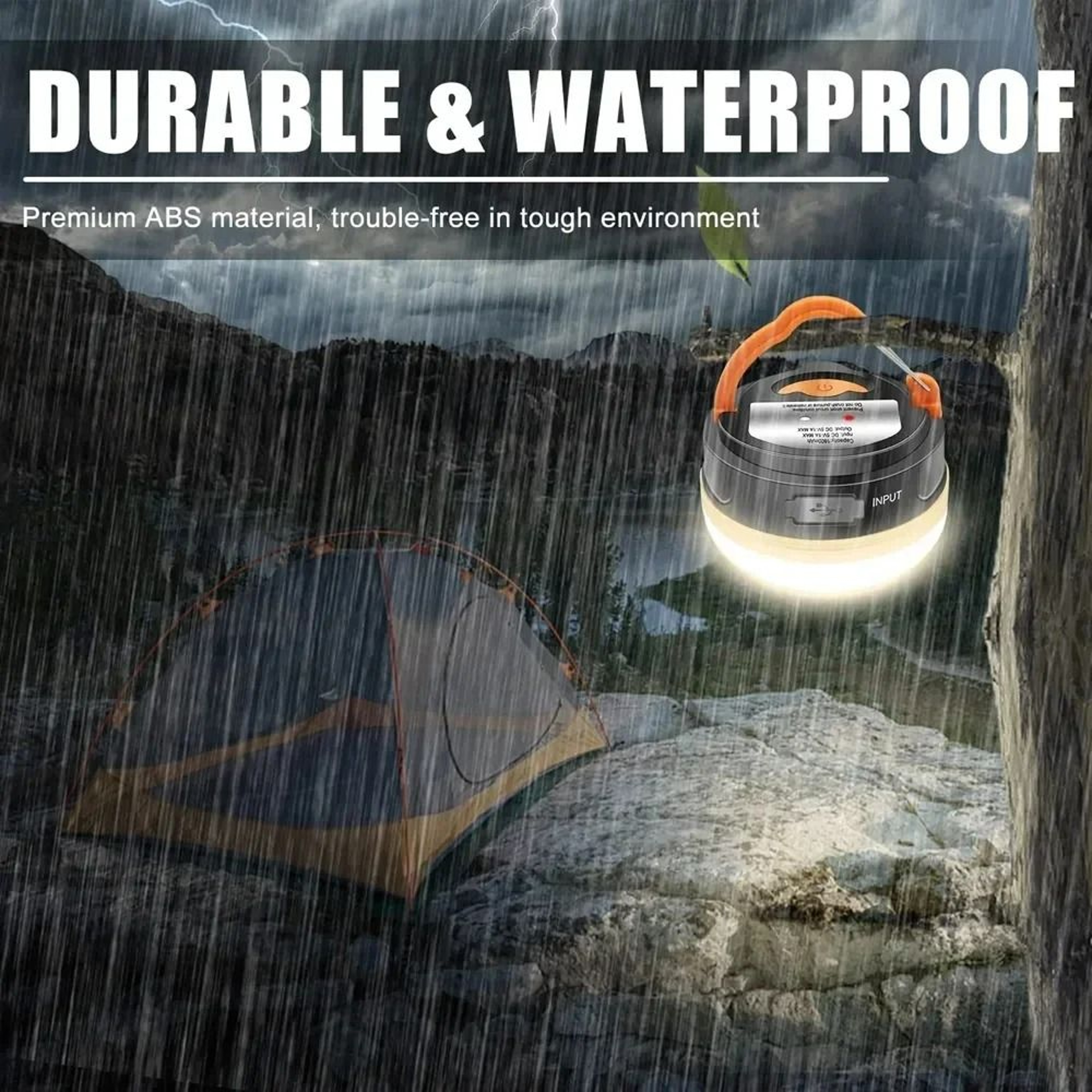 Mini HighPower Portable Camping Light  Emergency Tent Lamp 5