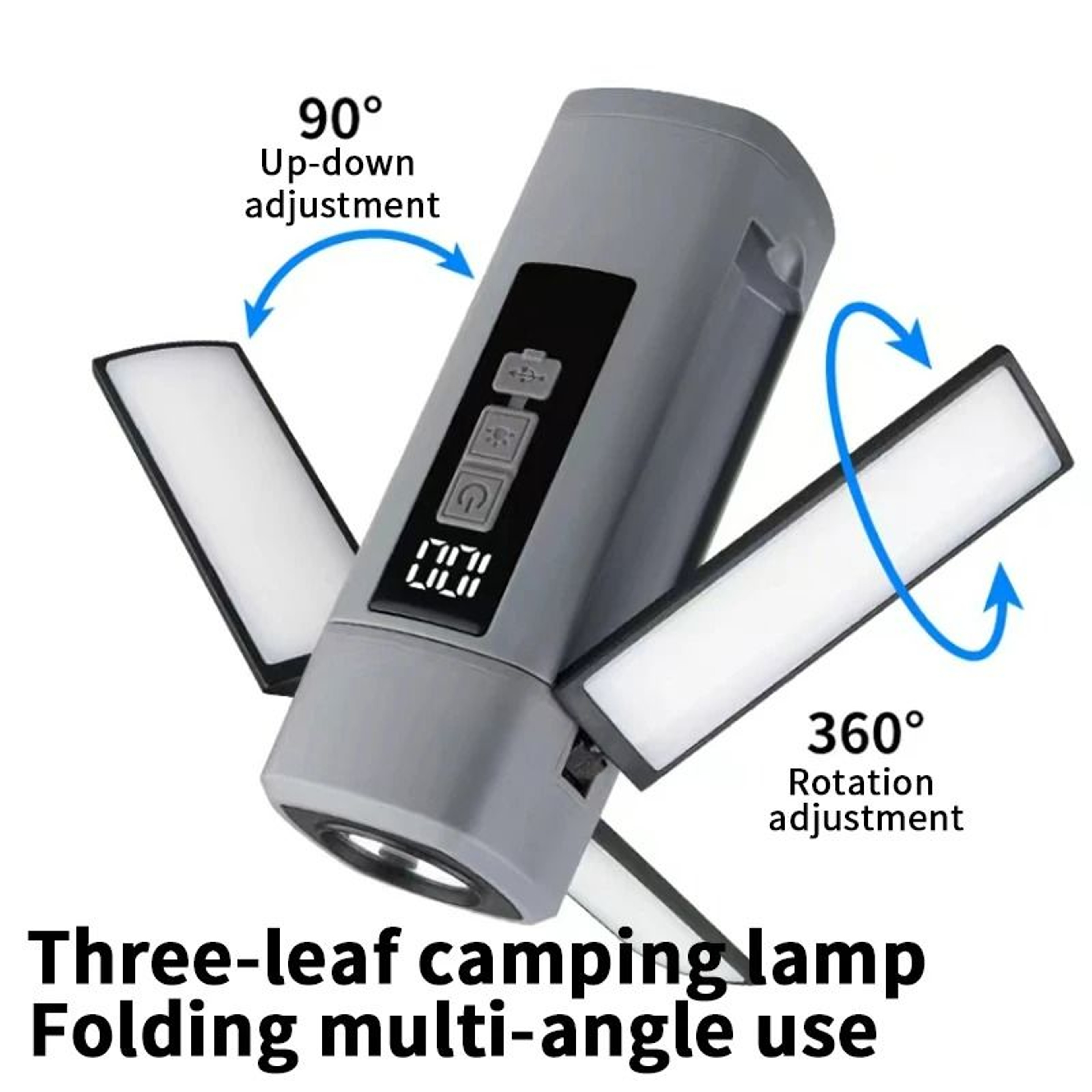 Folding Outdoor Camping Light  Battery Display Tent Lantern 3