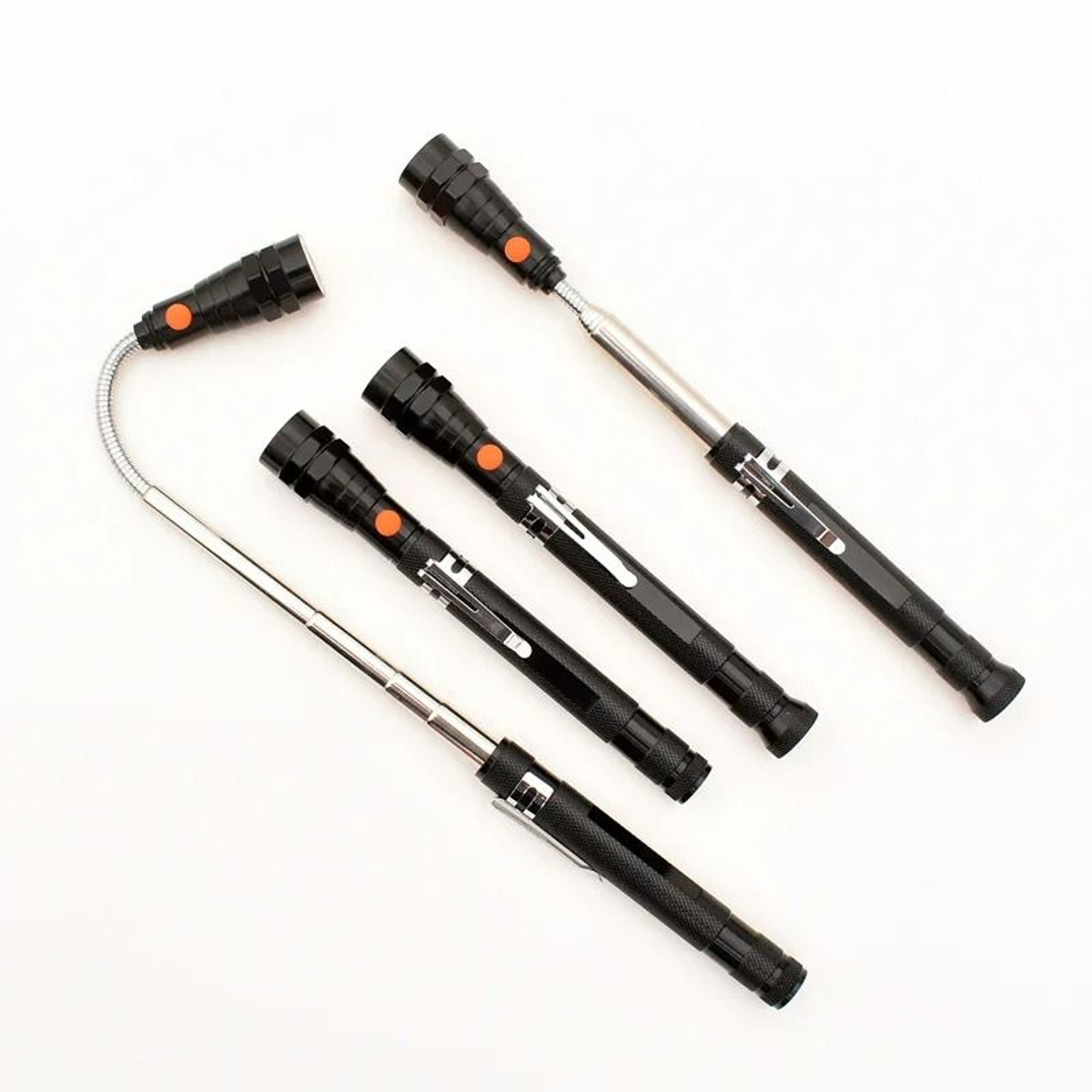 Telescopic Magnetic LED PickUp Tool  Bendable Work Light 5