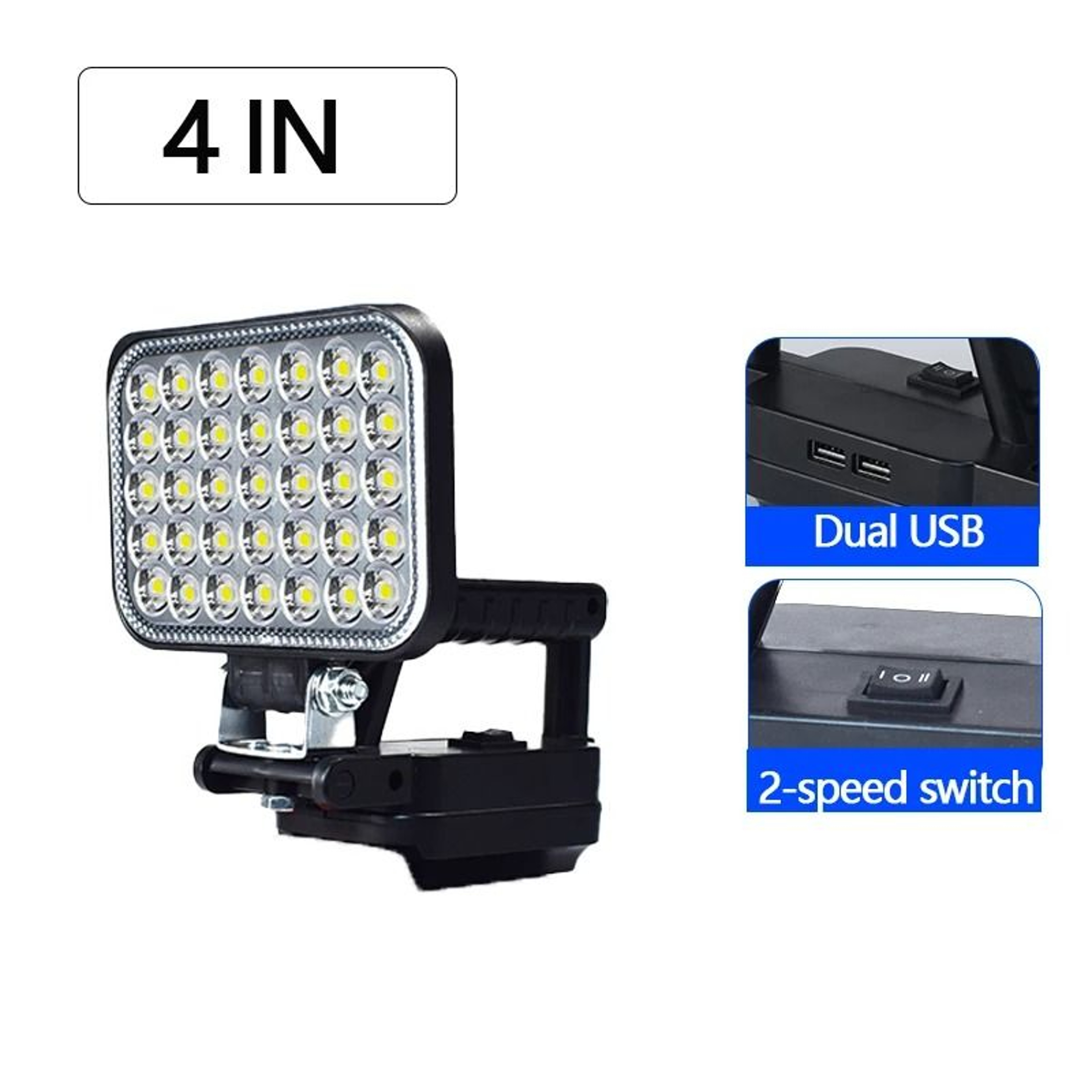 144V20V Compatible Cordless LED Floodlight  Work Light 8