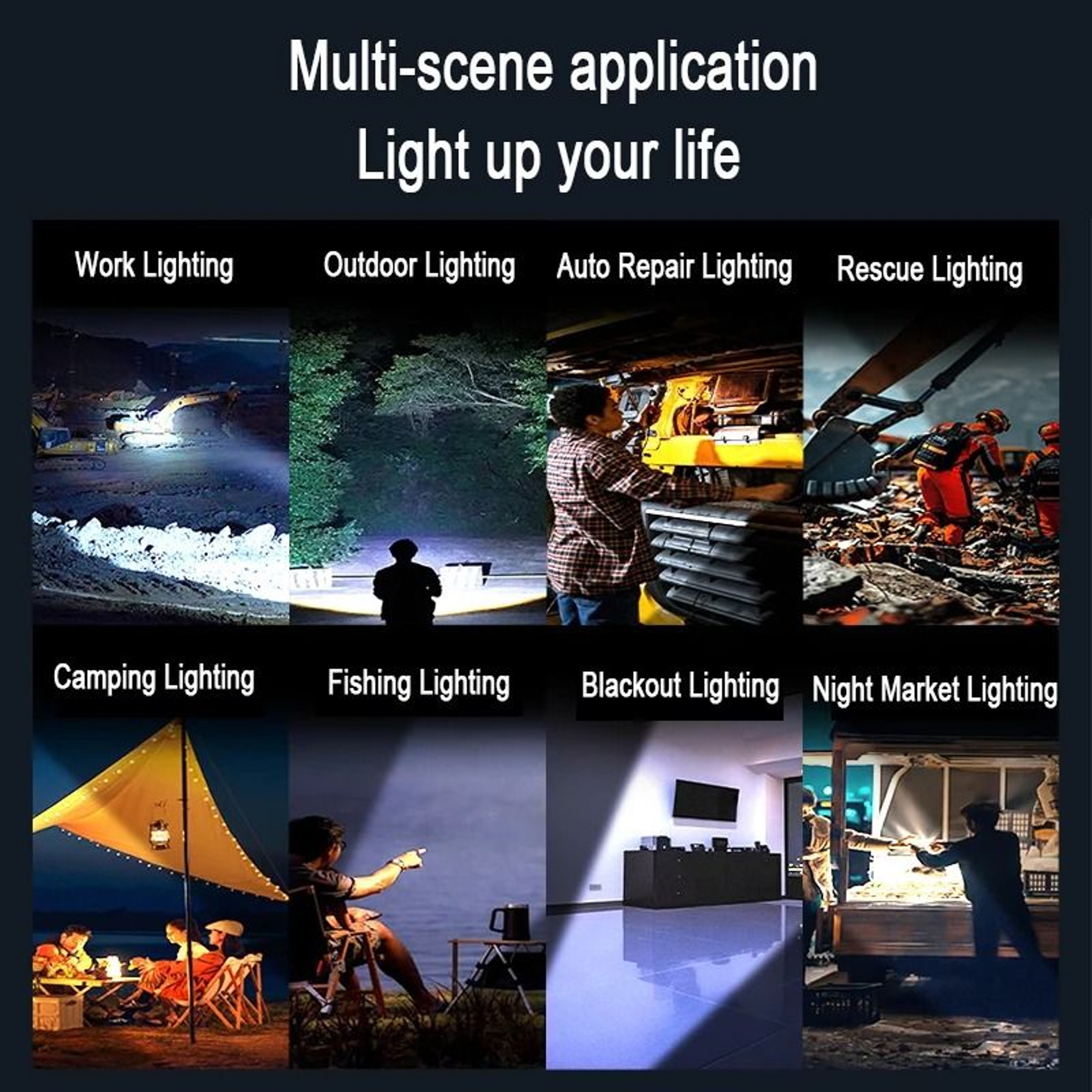 15LED Makita Compatible Cordless Work Light  Spotlight 5
