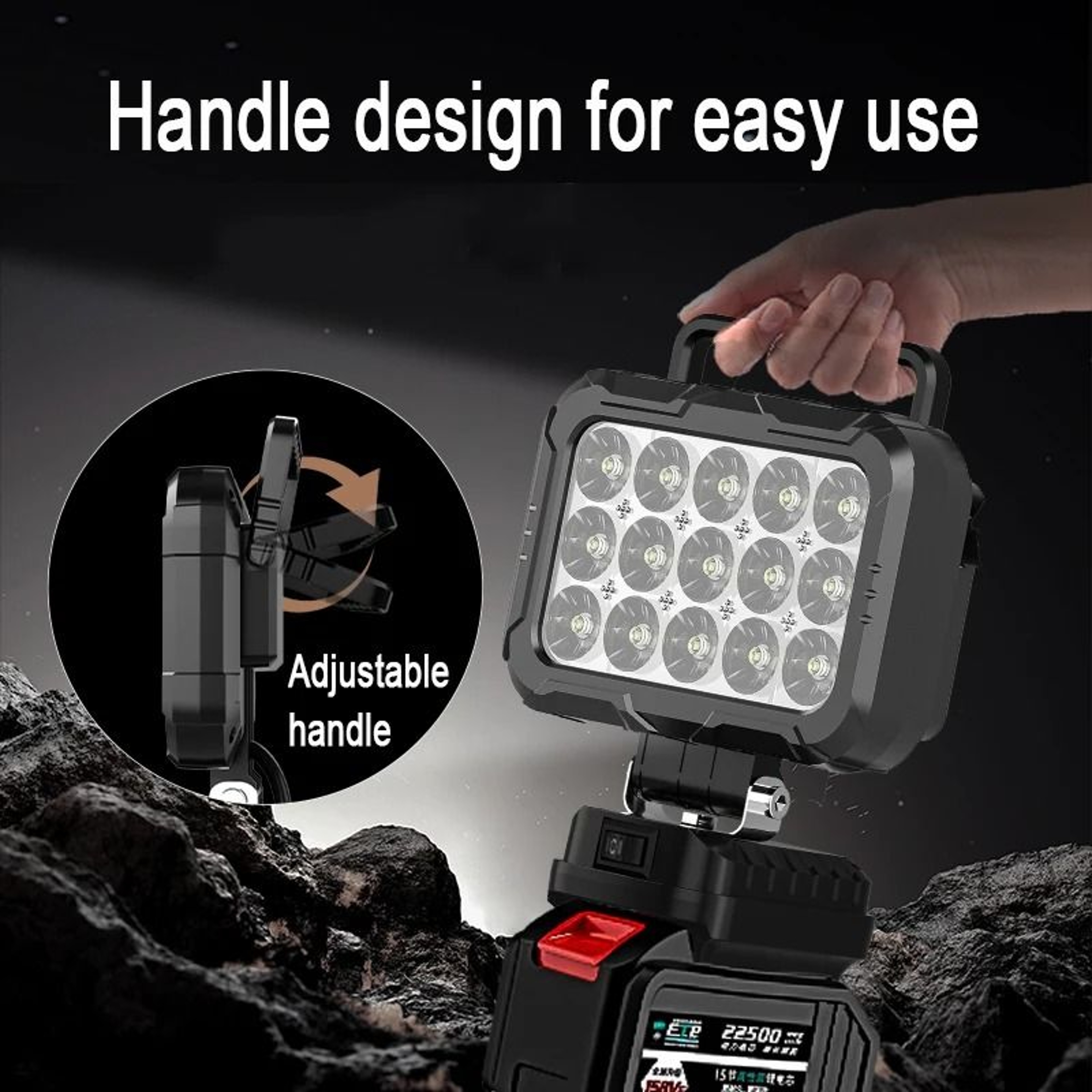 15LED Makita Compatible Cordless Work Light  Spotlight 1